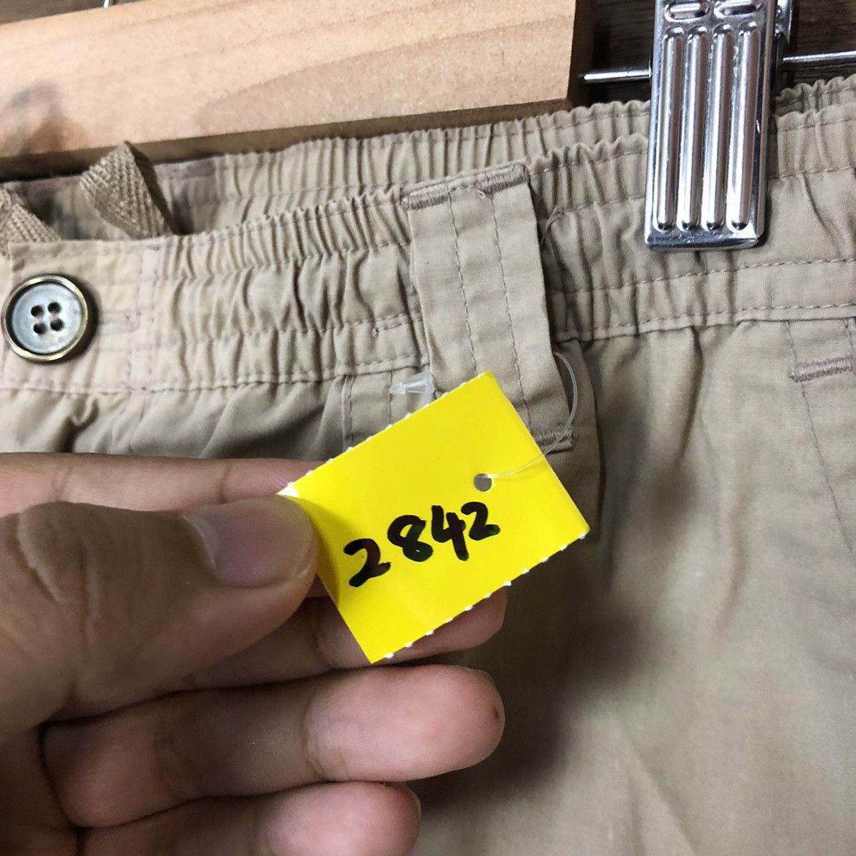 Japanese Brand Sagres Brown multi pocket utility Cargo Pants #2842 Size US 27 - 10 Thumbnail