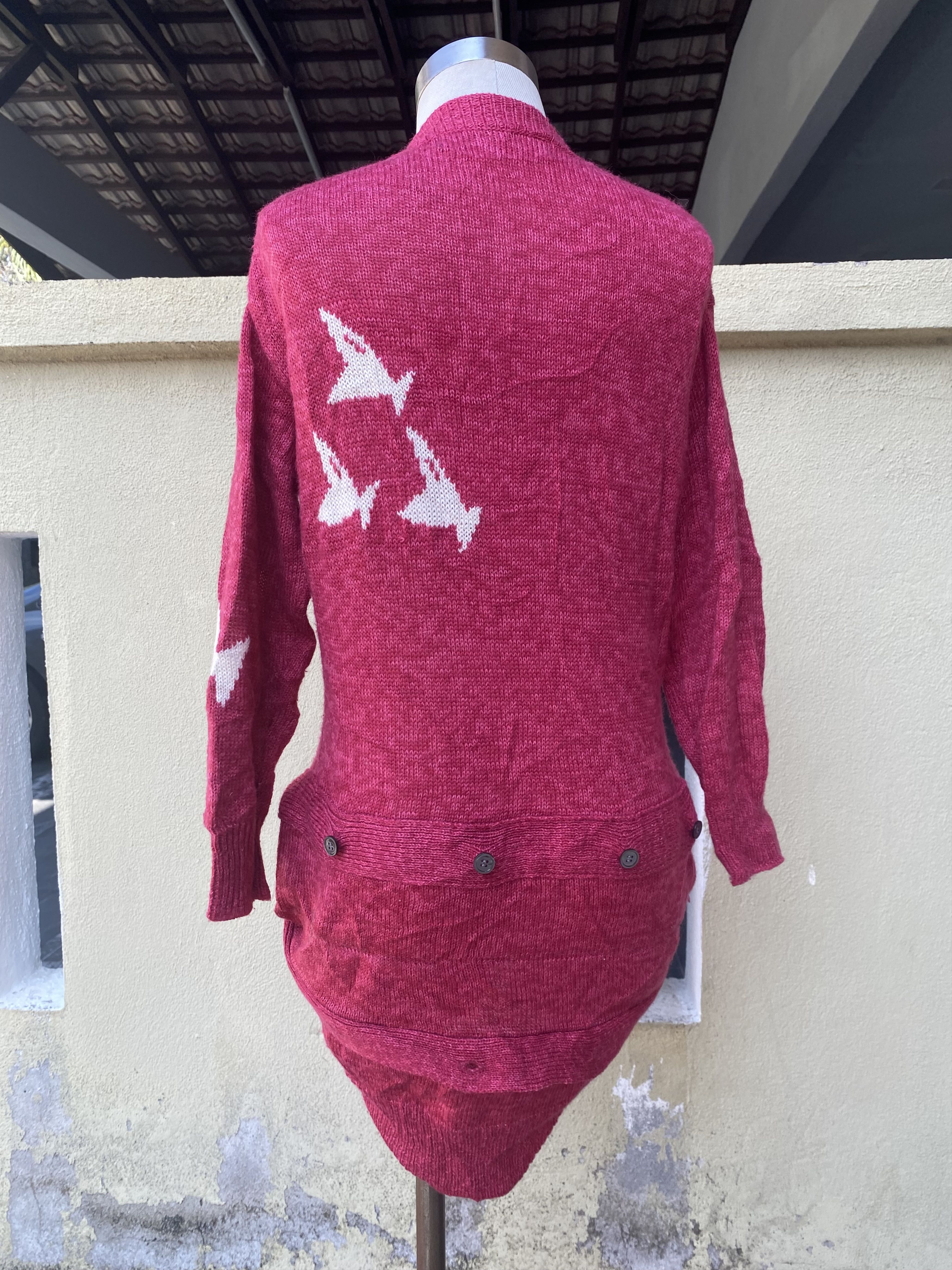 Issey Miyake pink cardigan Size S / US 4 / IT 40 - 7 Thumbnail