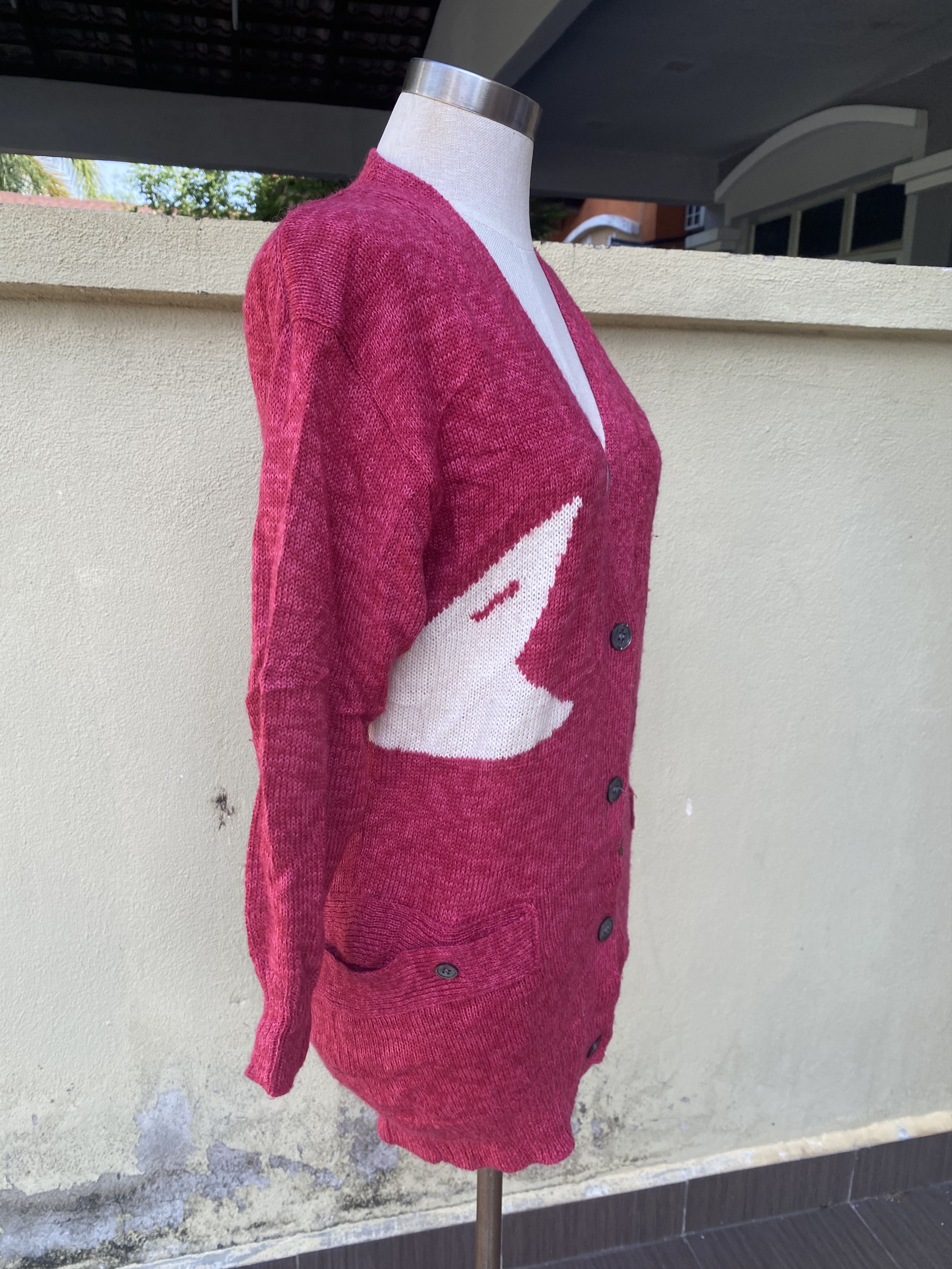 Issey Miyake pink cardigan Size S / US 4 / IT 40 - 3 Thumbnail