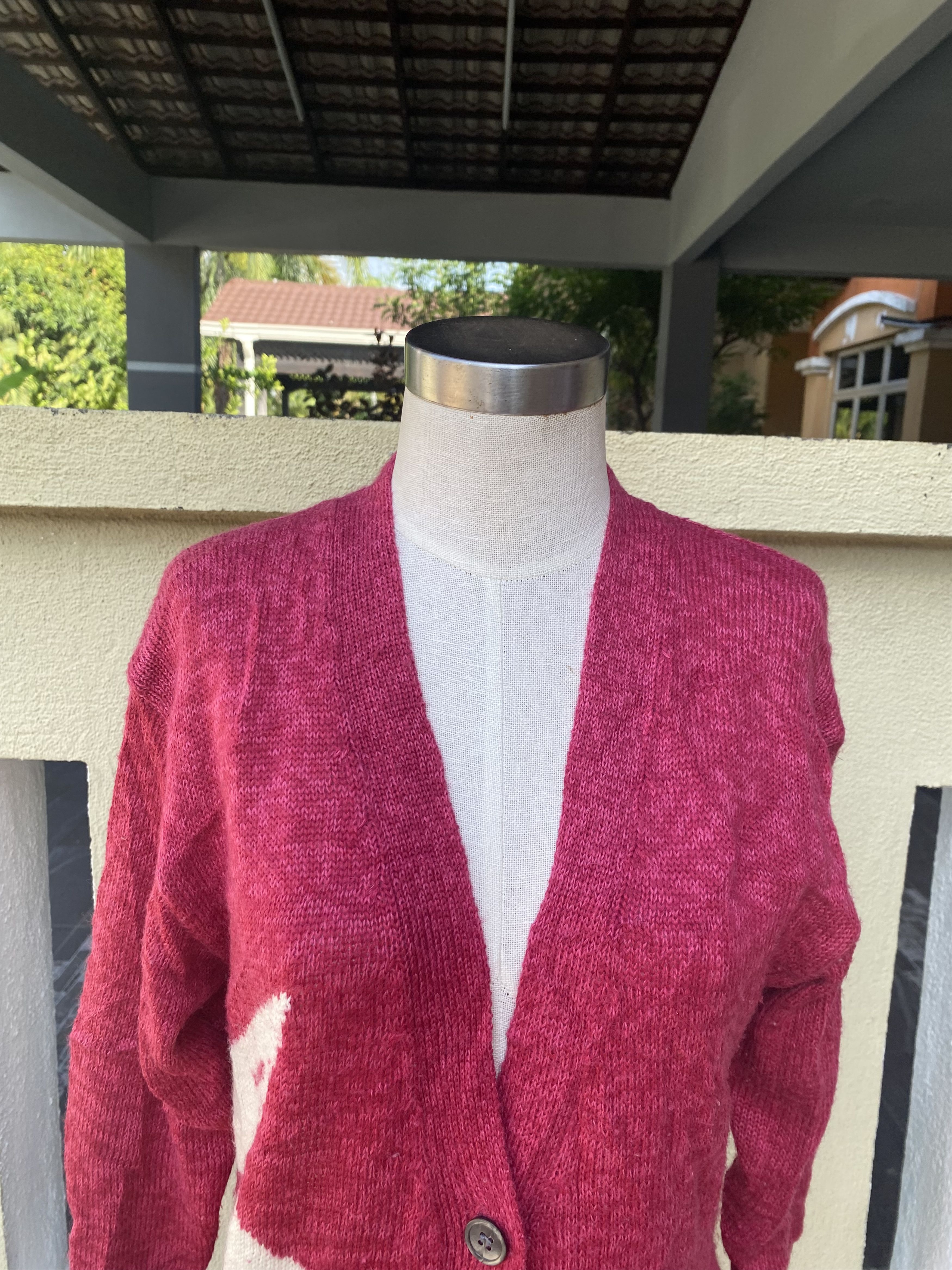 Issey Miyake pink cardigan Size S / US 4 / IT 40 - 2 Thumbnail