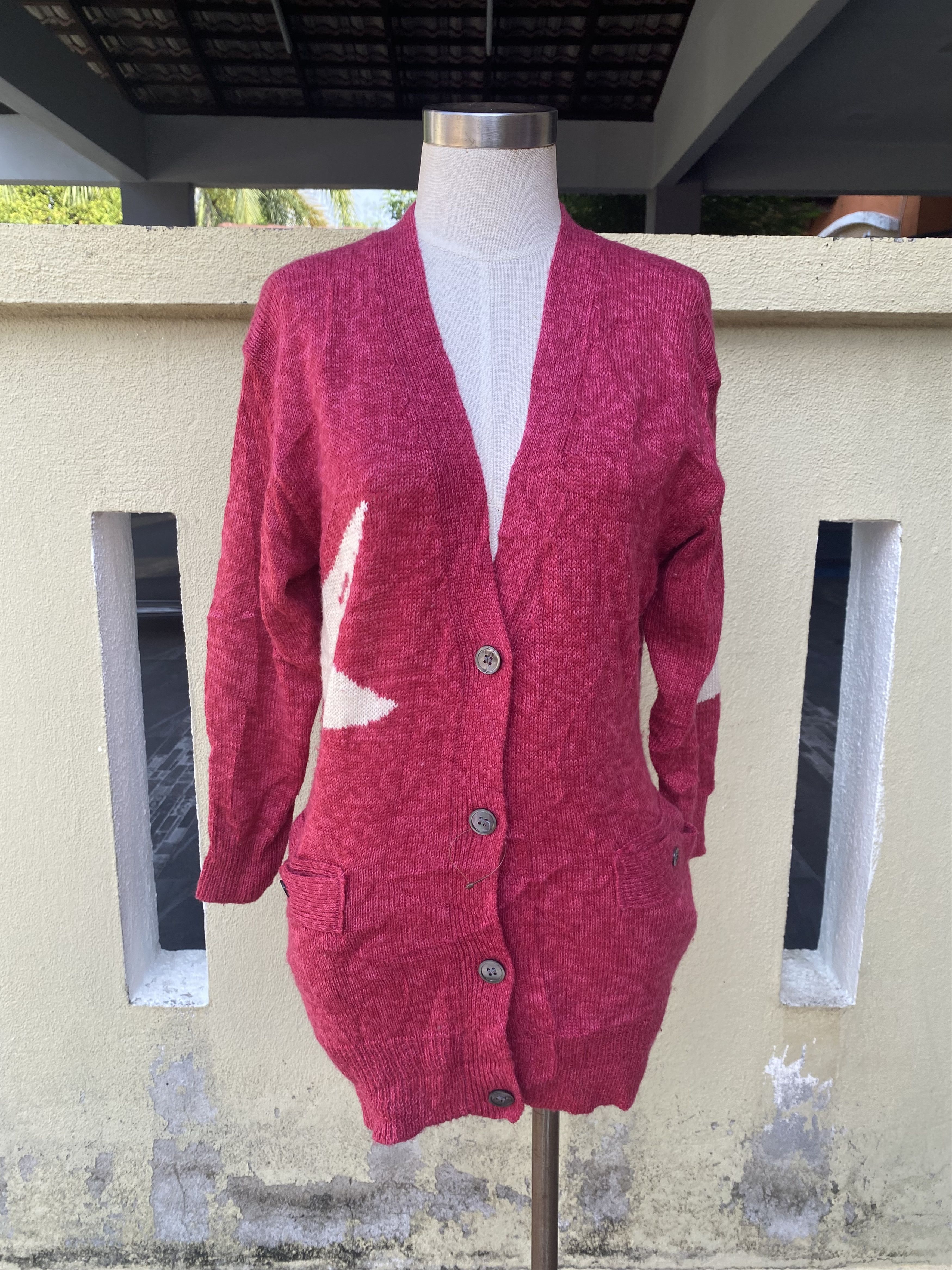 Issey Miyake pink cardigan Size S / US 4 / IT 40 - 1 Thumbnail