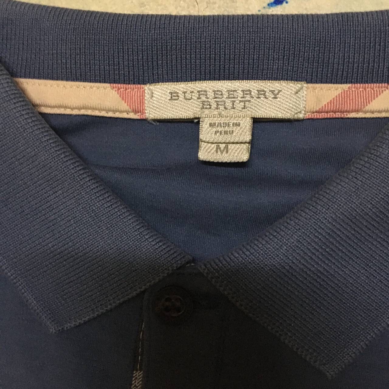 Burberry Vintage Burberry Brit Collar tee polo shirt Size US M / EU 48-50 / 2 - 4 Thumbnail