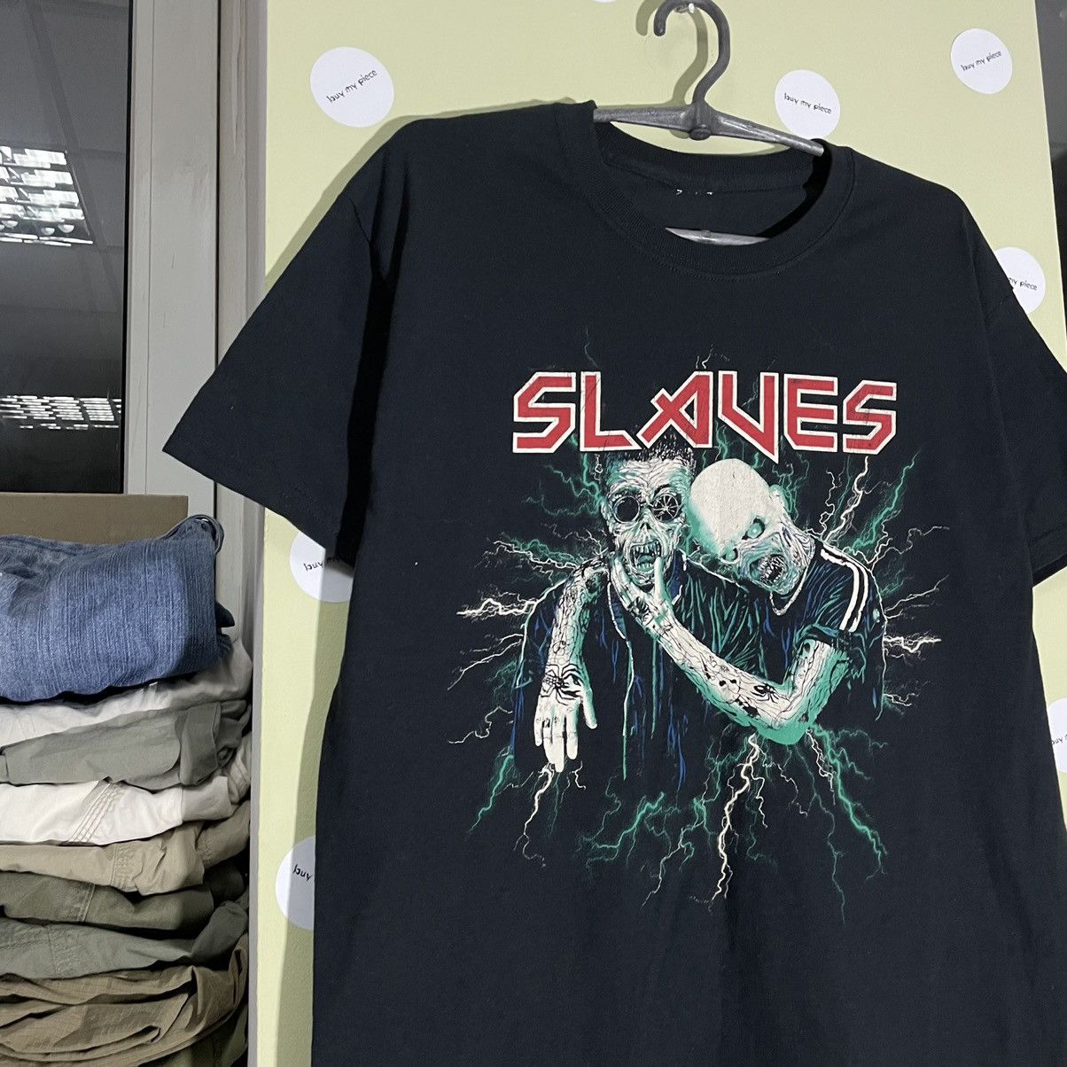 Band Tees Vintage 90s 666 Skulls Sexy Vamp Dead Face Horror Tee 90s Size US L / EU 52-54 / 3 - 3 Thumbnail