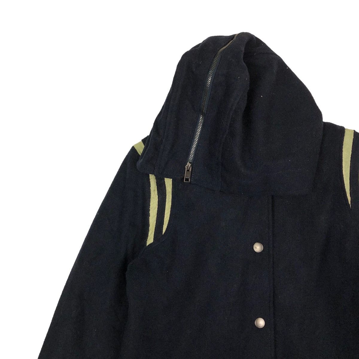 Japanese Brand VINTGE WOOL VARSITY JACKET DIESEL NAVY ARMY DESIGN Size US M / EU 48-50 / 2 - 6 Thumbnail