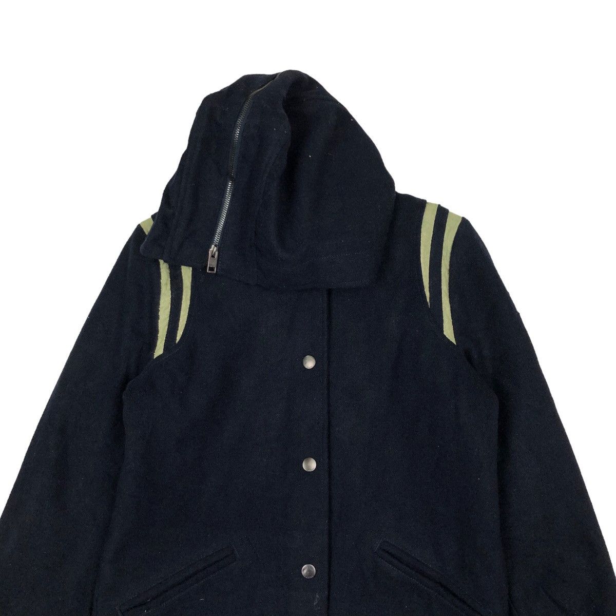 Japanese Brand VINTGE WOOL VARSITY JACKET DIESEL NAVY ARMY DESIGN Size US M / EU 48-50 / 2 - 2 Thumbnail