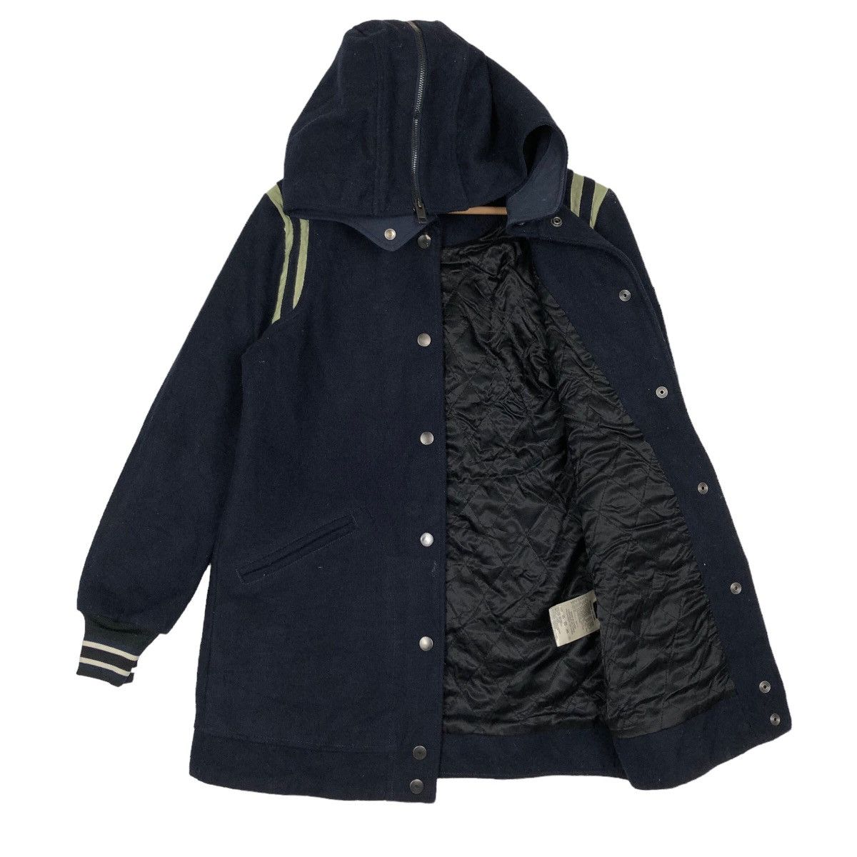Japanese Brand VINTGE WOOL VARSITY JACKET DIESEL NAVY ARMY DESIGN Size US M / EU 48-50 / 2 - 9 Thumbnail