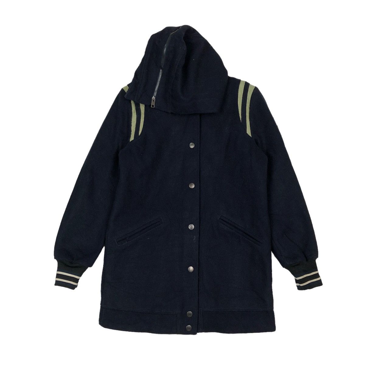 Japanese Brand VINTGE WOOL VARSITY JACKET DIESEL NAVY ARMY DESIGN Size US M / EU 48-50 / 2 - 1 Thumbnail