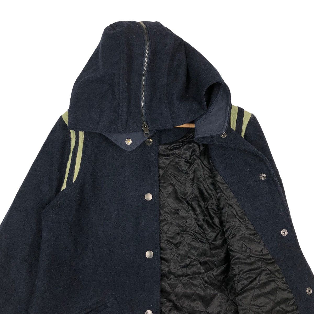 Japanese Brand VINTGE WOOL VARSITY JACKET DIESEL NAVY ARMY DESIGN Size US M / EU 48-50 / 2 - 10 Thumbnail