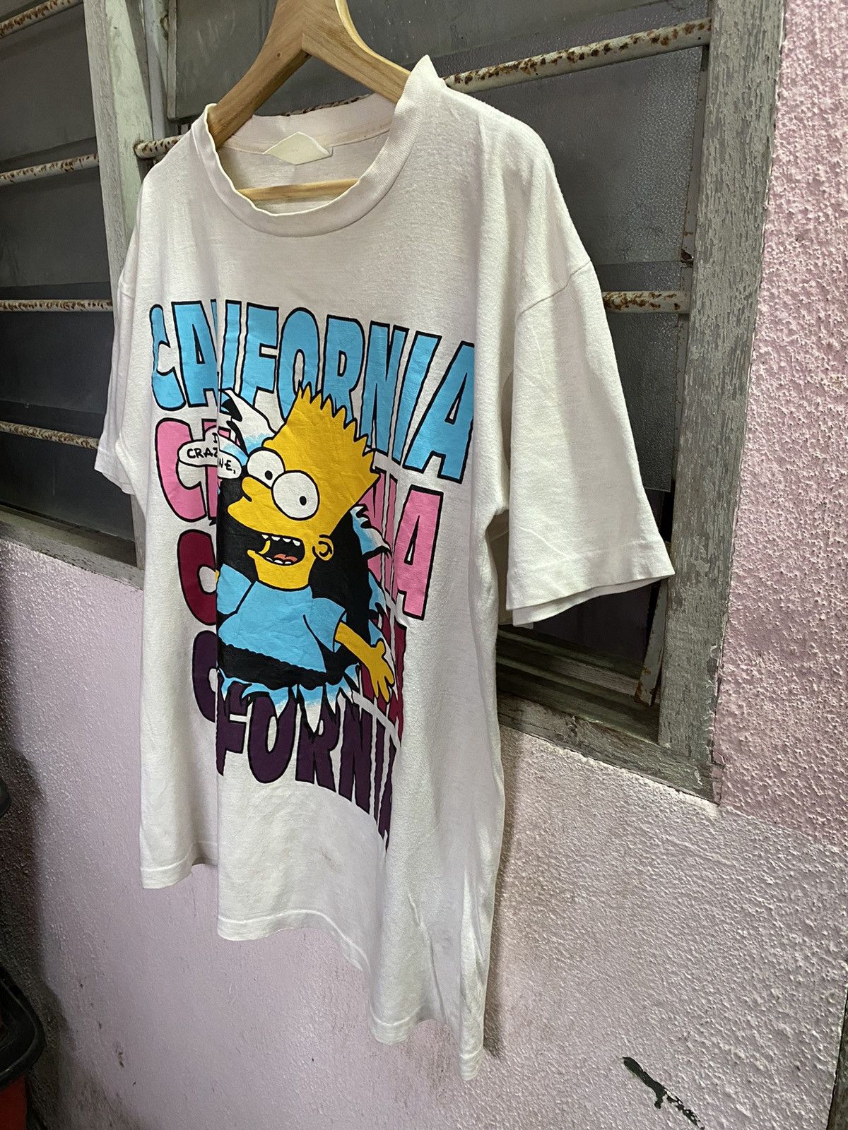 The Simpsons × Vintage ⚡️Steals⚡️ Distressed Vintage Bart Simpson Big Printed Size US M / EU 48-50 / 2 - 4 Thumbnail