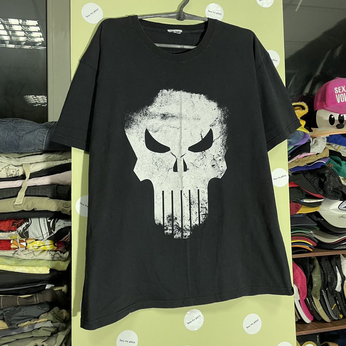 Vintage Vintage Y2K Skull Graphic Tee Punk Streetwear Black Washed L Size US L / EU 52-54 / 3 - 2 Thumbnail