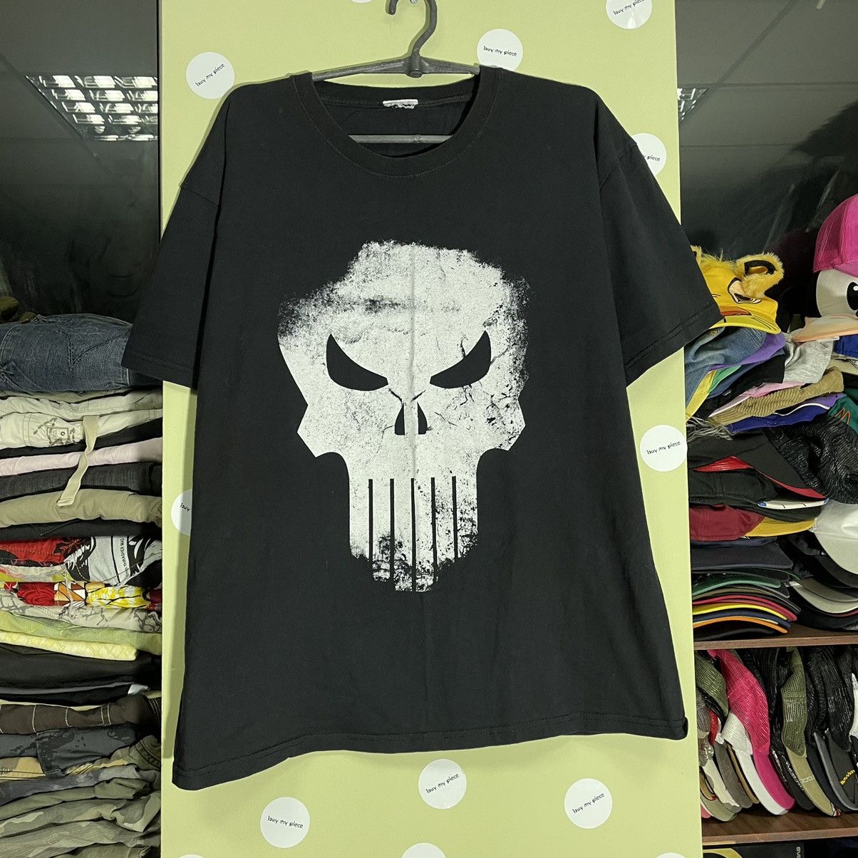 Vintage Vintage Y2K Skull Graphic Tee Punk Streetwear Black Washed L Size US L / EU 52-54 / 3 - 1 Thumbnail
