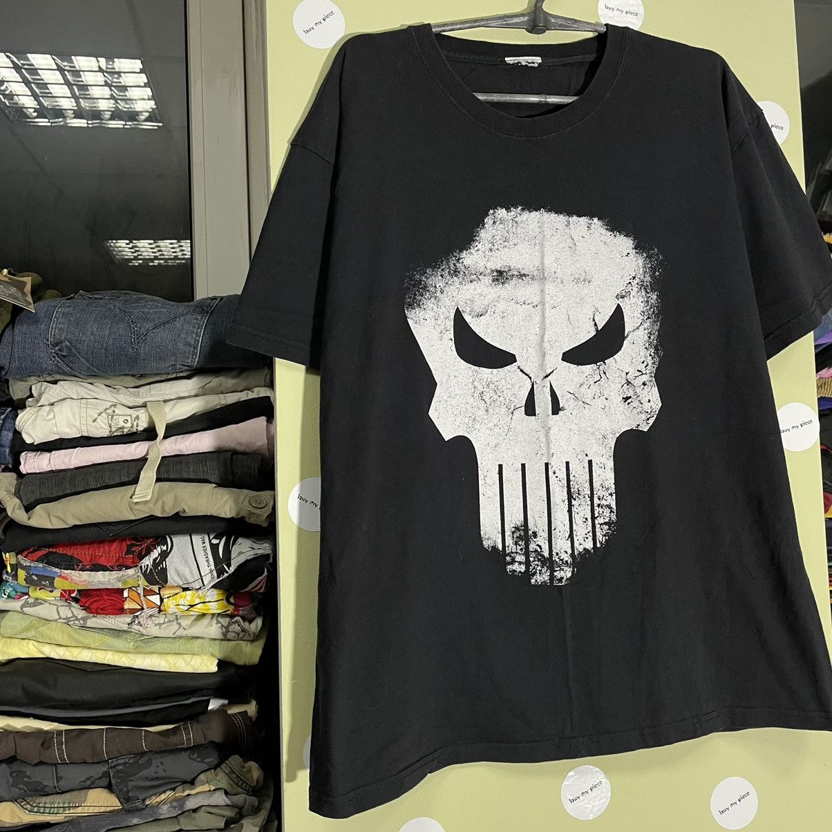 Vintage Vintage Y2K Skull Graphic Tee Punk Streetwear Black Washed L Size US L / EU 52-54 / 3 - 3 Thumbnail