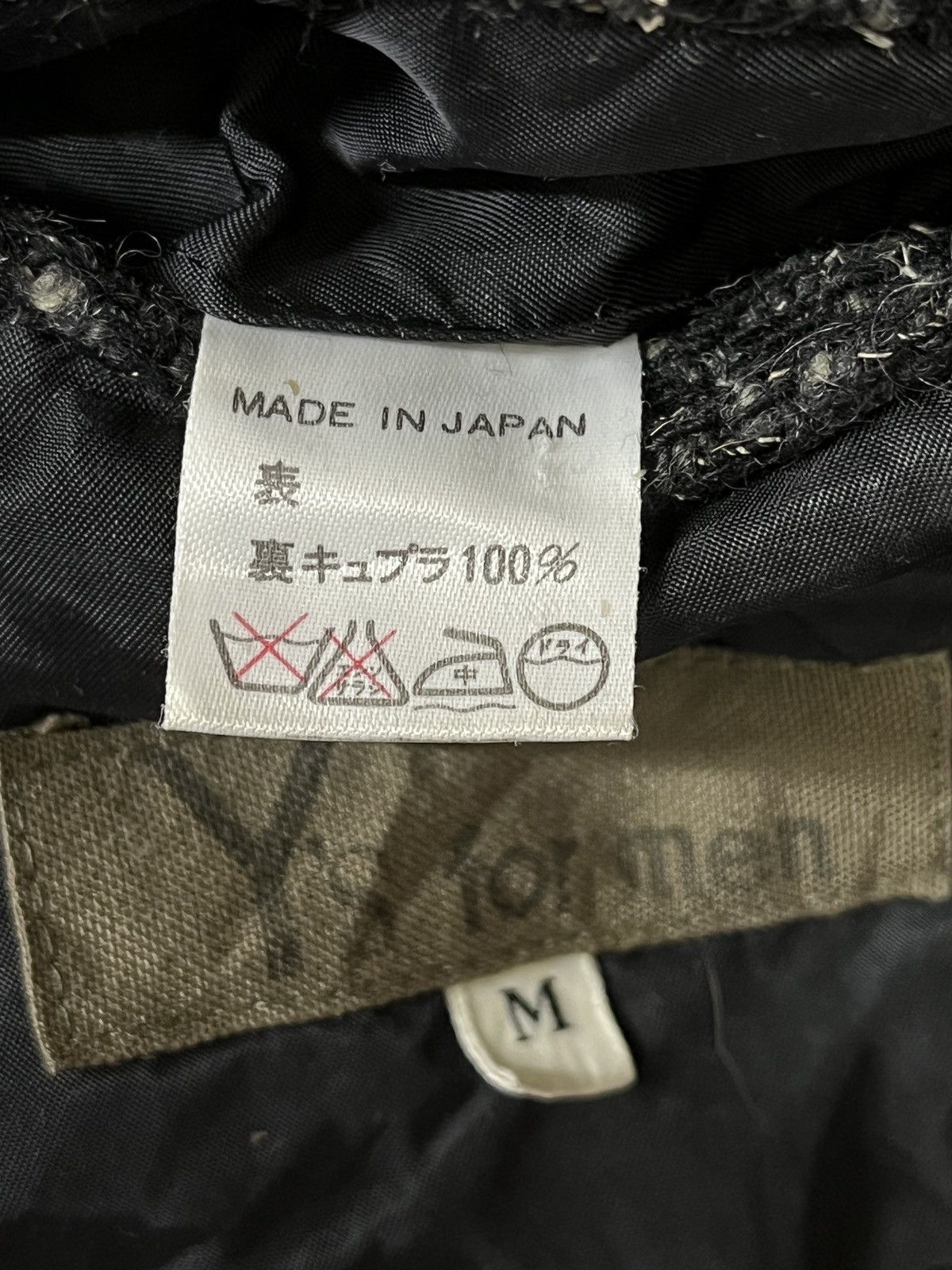 Vintage × Y's for Men × Yohji Yamamoto Y's Hommes YOHJI YAMAMOTO Coat Wool Jacket Size 44R - 13 Thumbnail