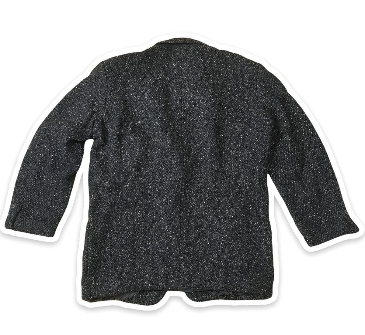Vintage × Y's for Men × Yohji Yamamoto Y's Hommes YOHJI YAMAMOTO Coat Wool Jacket Size 44R - 4 Thumbnail