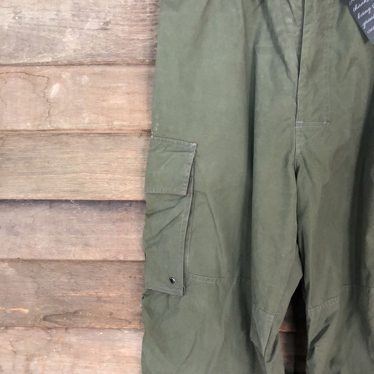 Japanese Brand Proctuitility Green multipocket hiking Cargo Pants #5005 Size US 32 / EU 48 - 4 Thumbnail