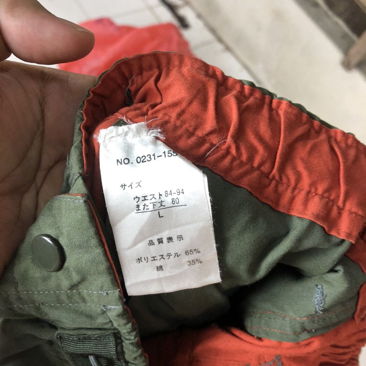 Japanese Brand Proctuitility Green multipocket hiking Cargo Pants #5005 Size US 32 / EU 48 - 14 Thumbnail