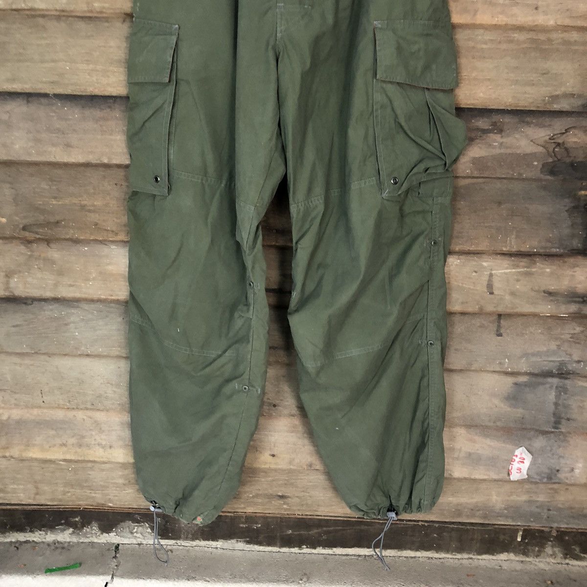 Japanese Brand Proctuitility Green multipocket hiking Cargo Pants #5005 Size US 32 / EU 48 - 3 Thumbnail