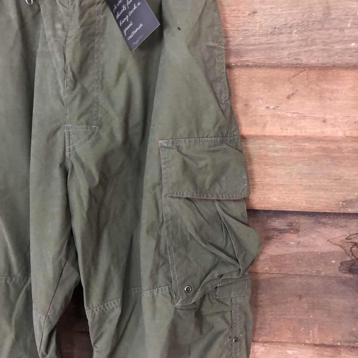 Japanese Brand Proctuitility Green multipocket hiking Cargo Pants #5005 Size US 32 / EU 48 - 5 Thumbnail