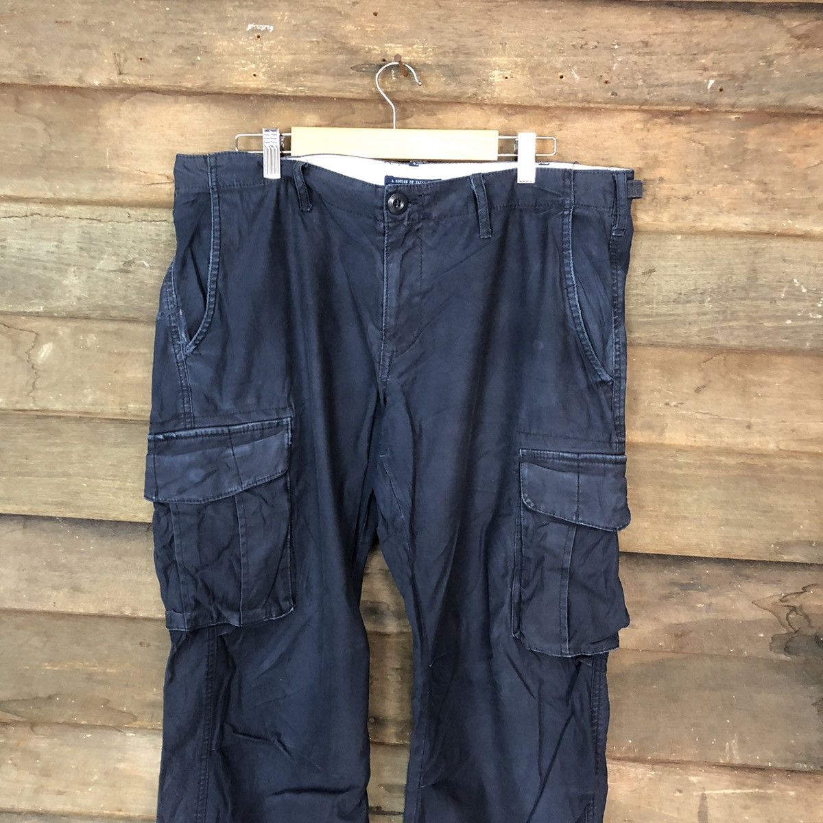 Faded Glory Japan vtg multipocket tactical Dark Blue Cargo Pants #6942 Size US 34 / EU 50 - 2 Thumbnail