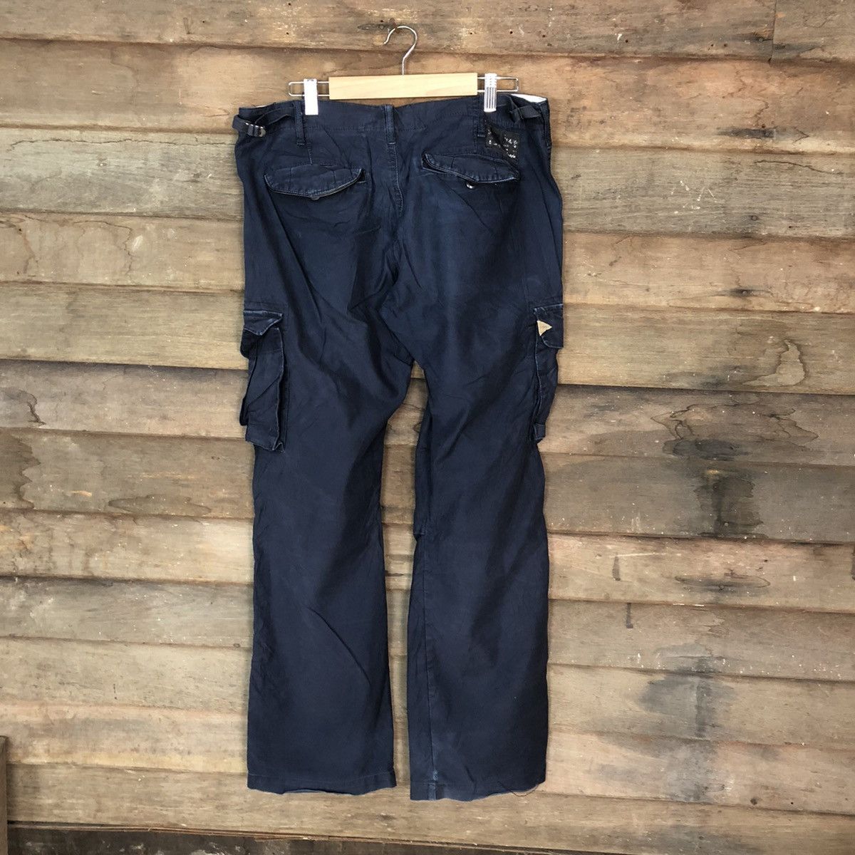 Faded Glory Japan vtg multipocket tactical Dark Blue Cargo Pants #6942 Size US 34 / EU 50 - 10 Thumbnail
