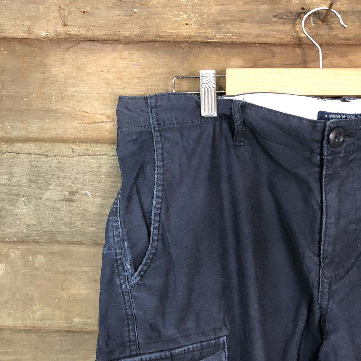 Faded Glory Japan vtg multipocket tactical Dark Blue Cargo Pants #6942 Size US 34 / EU 50 - 4 Thumbnail