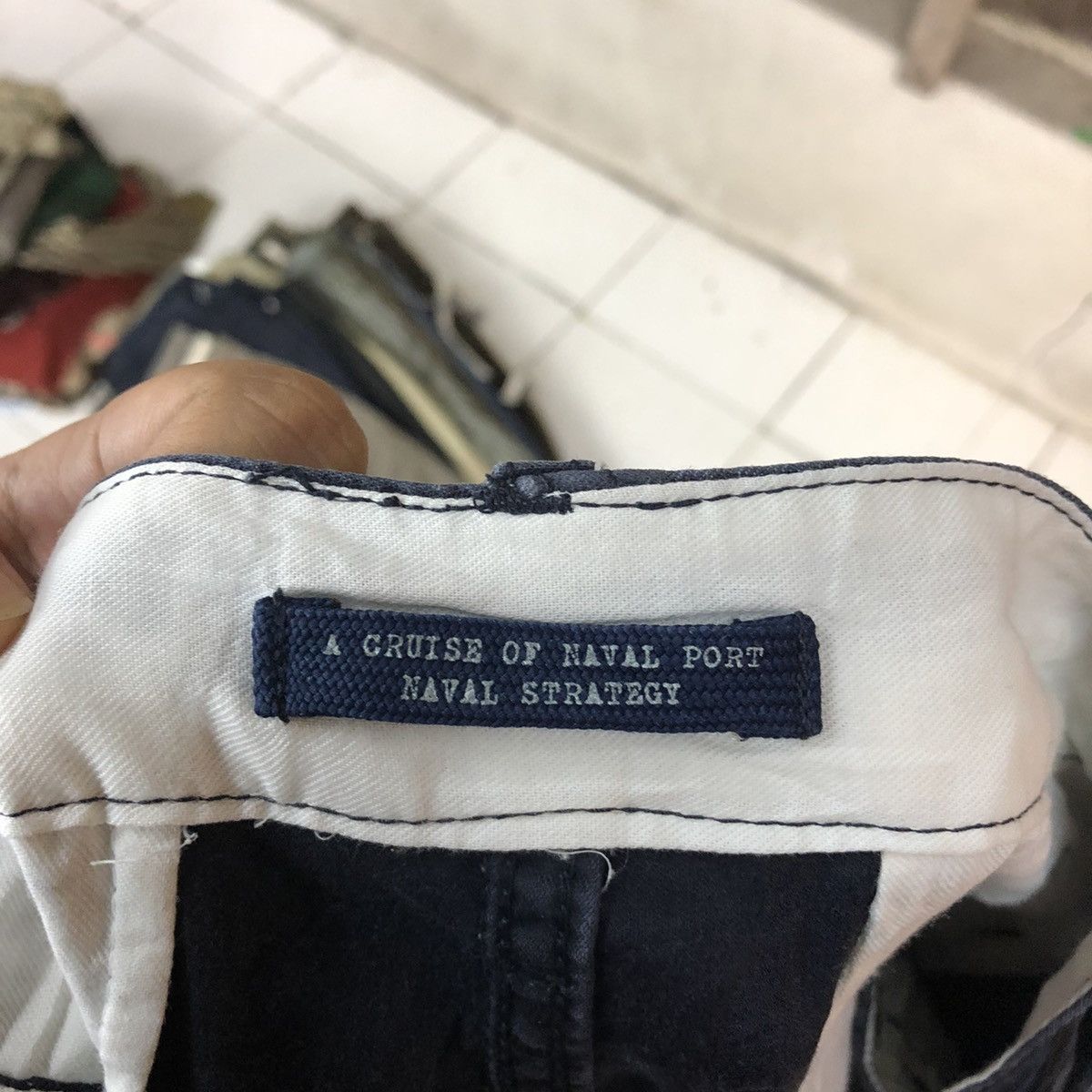 Faded Glory Japan vtg multipocket tactical Dark Blue Cargo Pants #6942 Size US 34 / EU 50 - 16 Thumbnail