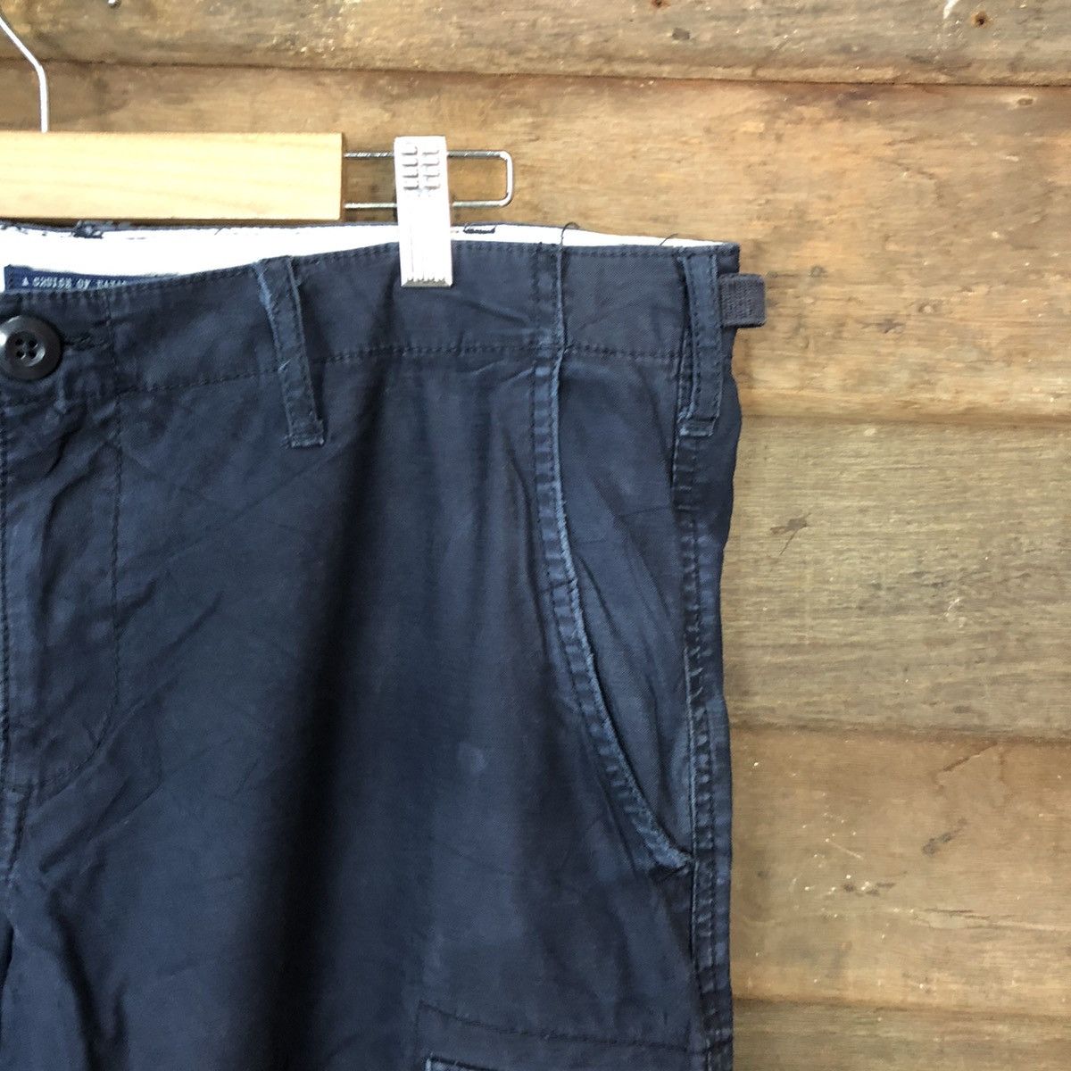 Faded Glory Japan vtg multipocket tactical Dark Blue Cargo Pants #6942 Size US 34 / EU 50 - 5 Thumbnail