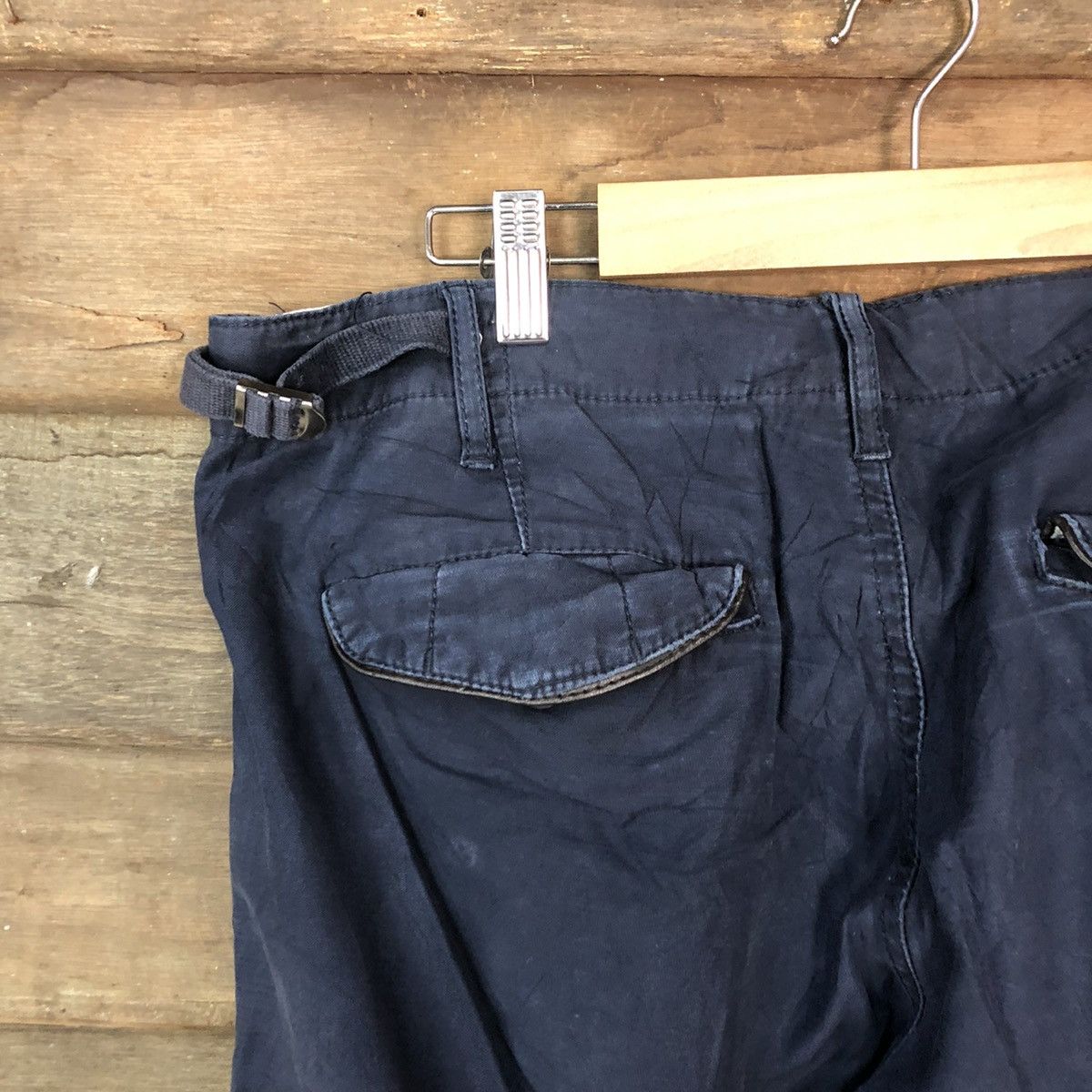 Faded Glory Japan vtg multipocket tactical Dark Blue Cargo Pants #6942 Size US 34 / EU 50 - 13 Thumbnail