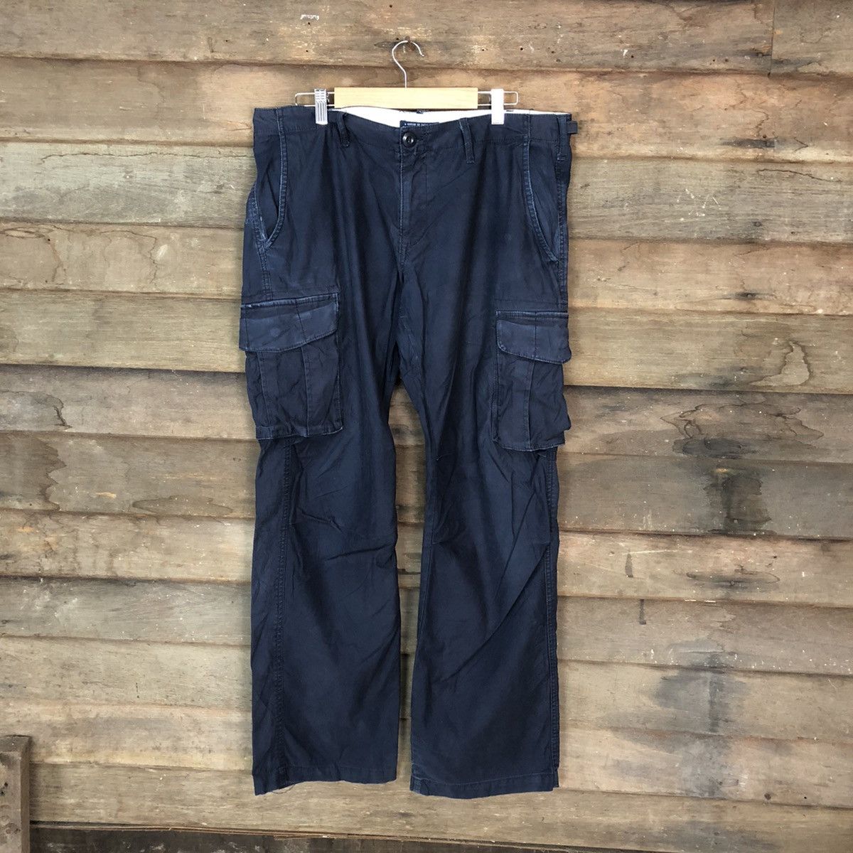 Faded Glory Japan vtg multipocket tactical Dark Blue Cargo Pants #6942 Size US 34 / EU 50 - 1 Thumbnail