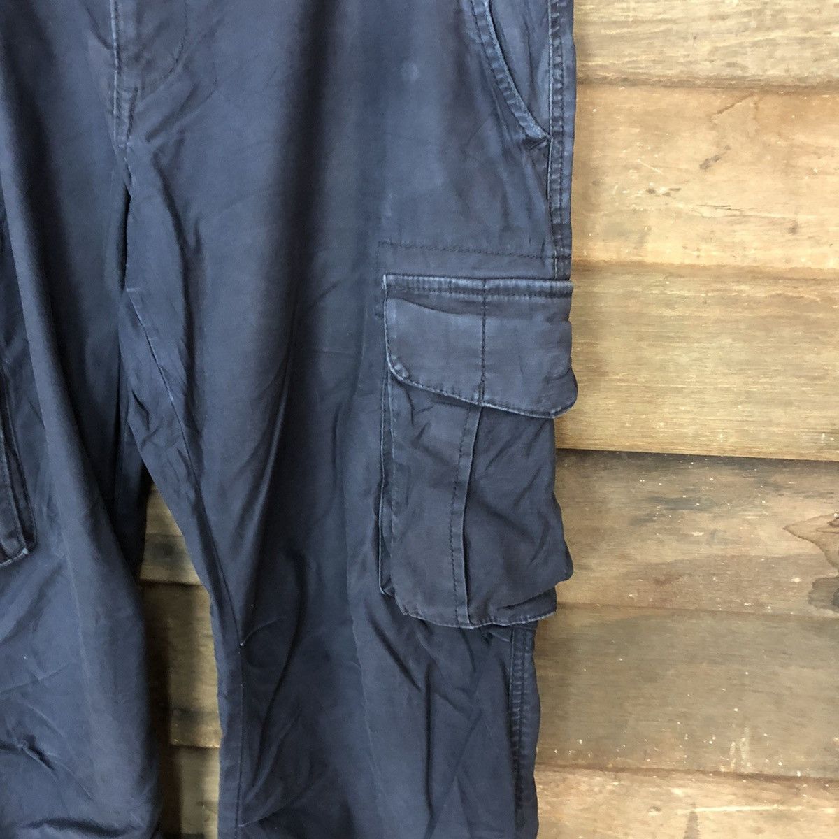 Faded Glory Japan vtg multipocket tactical Dark Blue Cargo Pants #6942 Size US 34 / EU 50 - 7 Thumbnail