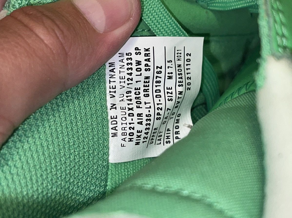 Nike Nike Air Force 1 Low Off-White Brooklyn PROMO SAMPLE Size US 7.5 / EU 40-41 - 6 Thumbnail