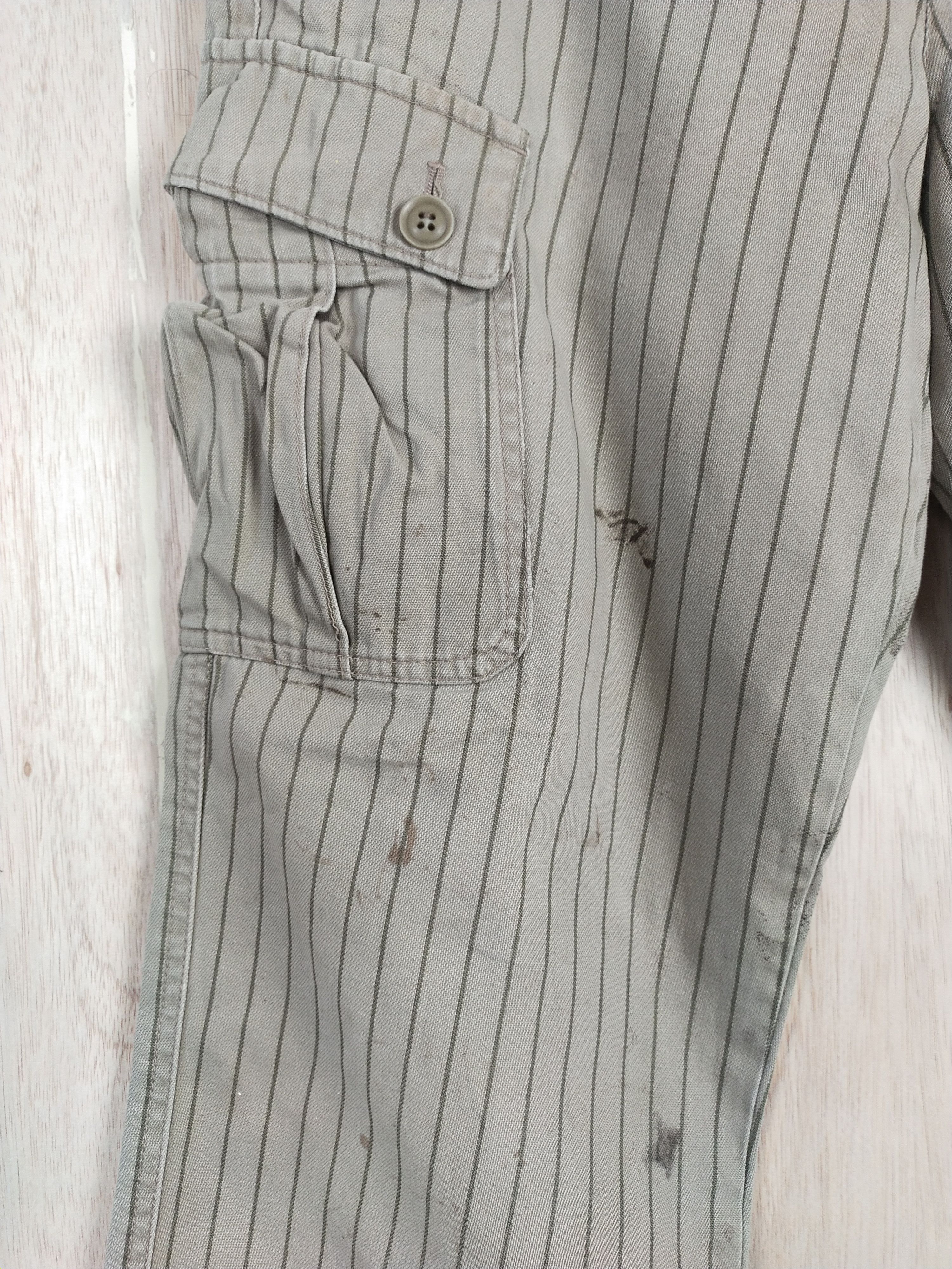 Japanese Brand × Takeo Kikuchi Takeo Kakuchi Green multi pocket Cargo Pants #3436 Size US 31 - 5 Thumbnail