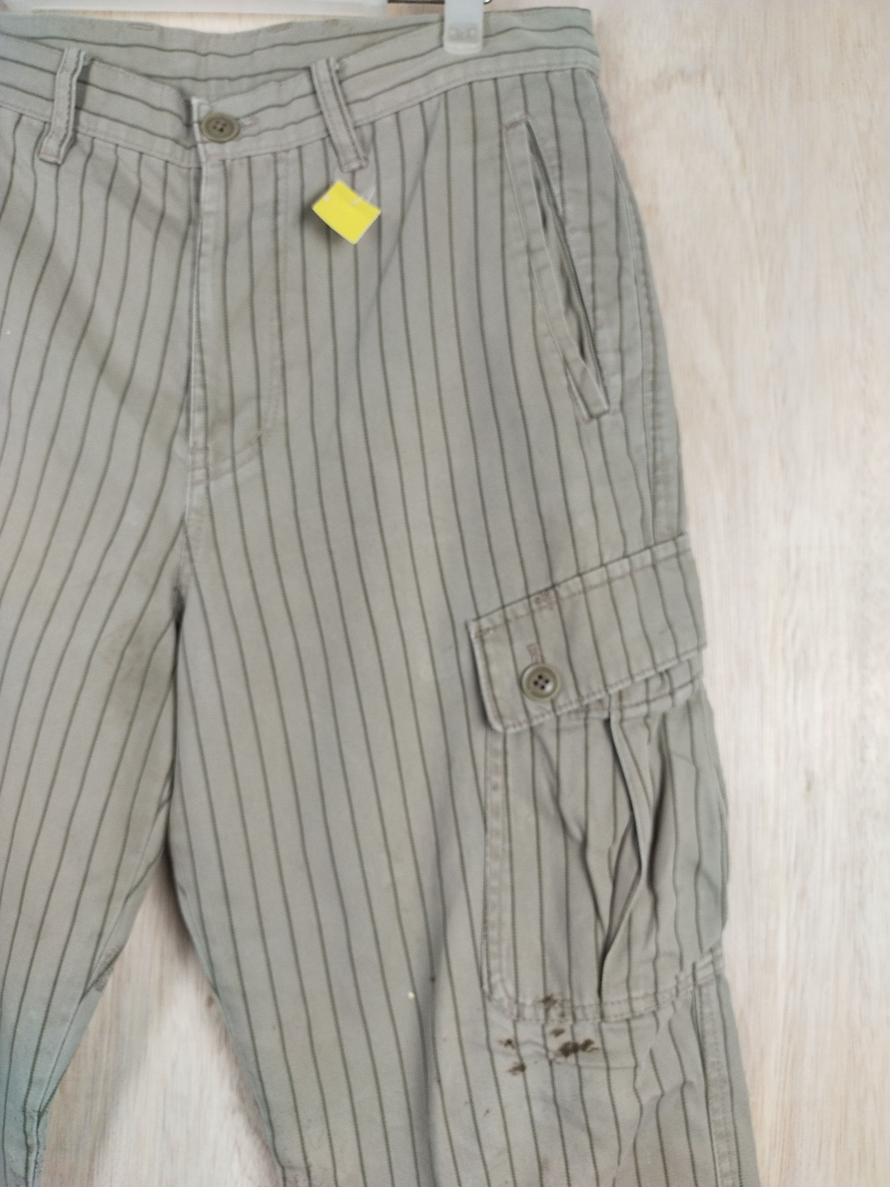 Japanese Brand × Takeo Kikuchi Takeo Kakuchi Green multi pocket Cargo Pants #3436 Size US 31 - 6 Thumbnail
