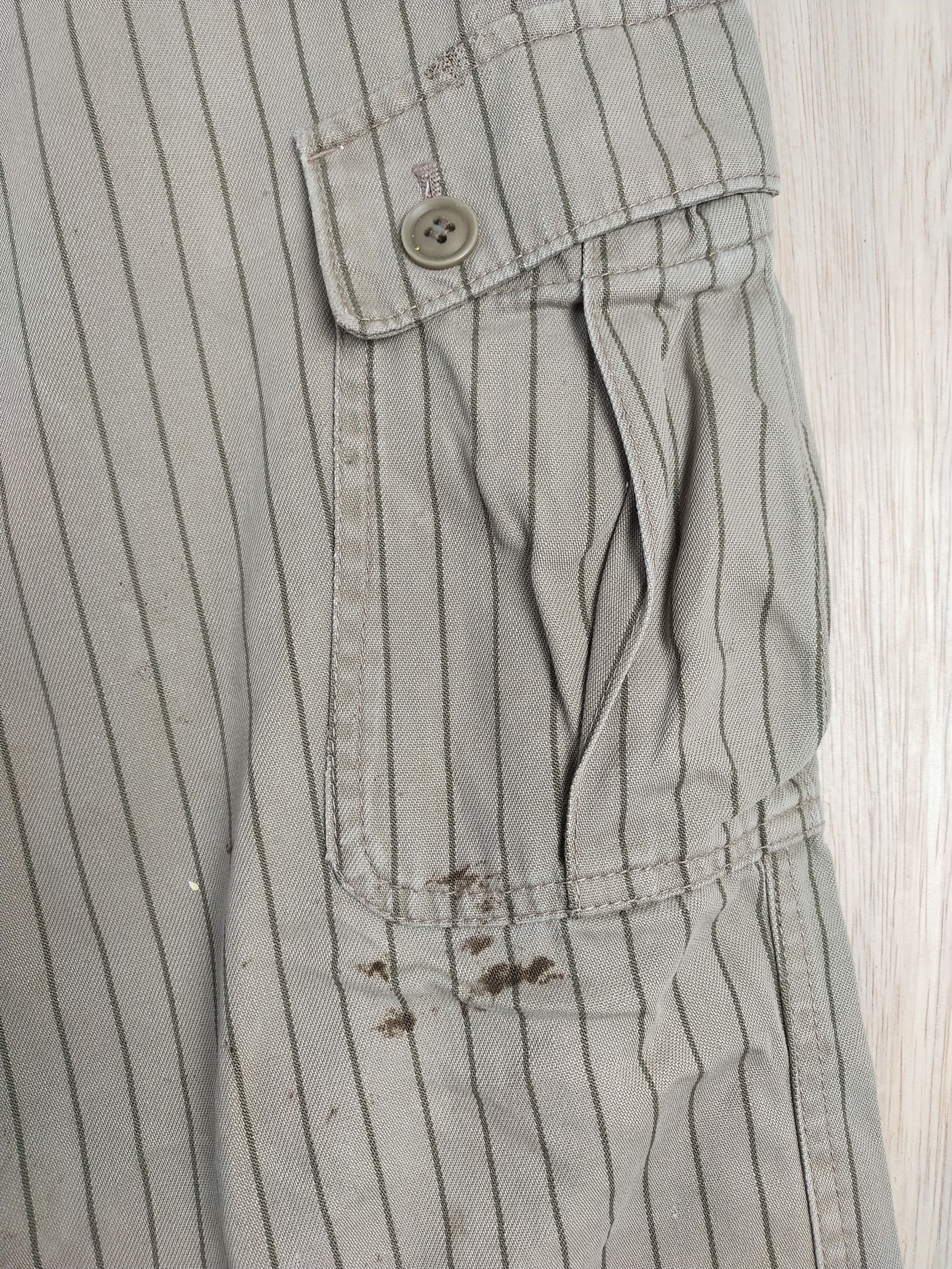 Japanese Brand × Takeo Kikuchi Takeo Kakuchi Green multi pocket Cargo Pants #3436 Size US 31 - 7 Thumbnail
