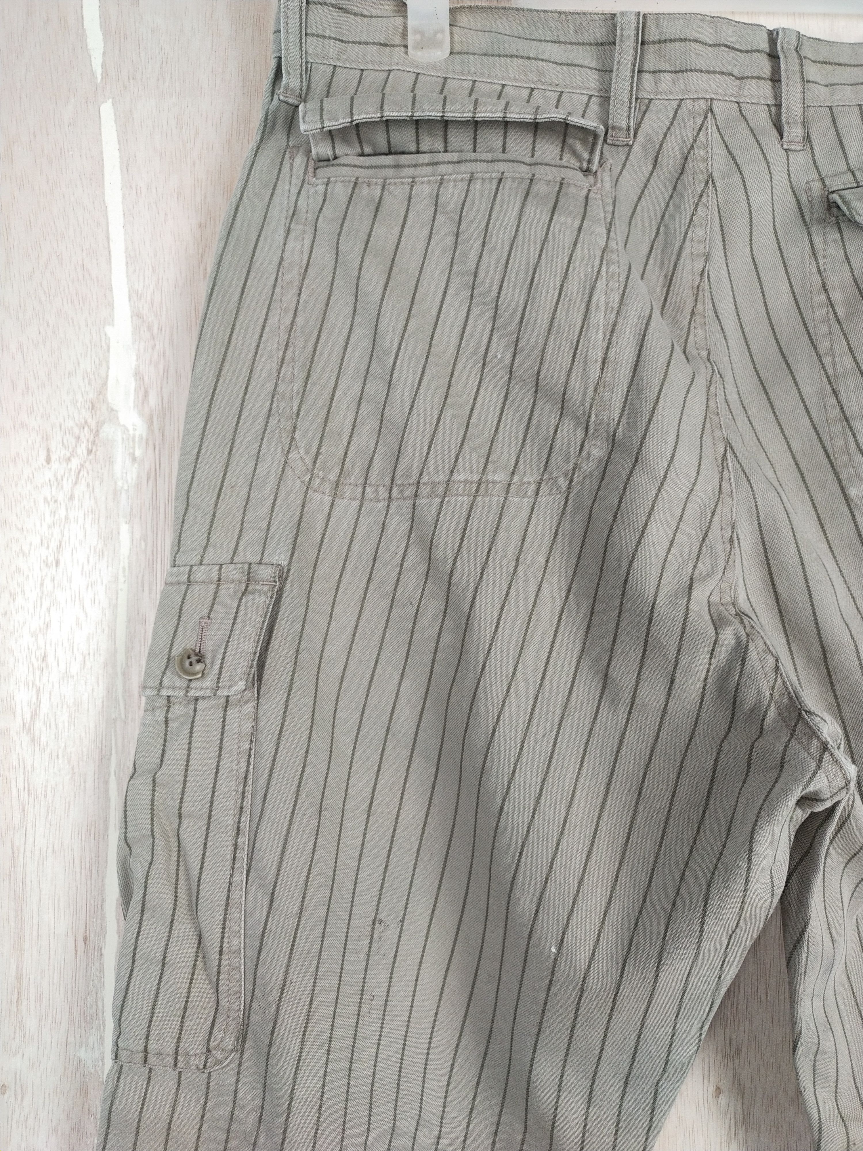 Japanese Brand × Takeo Kikuchi Takeo Kakuchi Green multi pocket Cargo Pants #3436 Size US 31 - 13 Thumbnail
