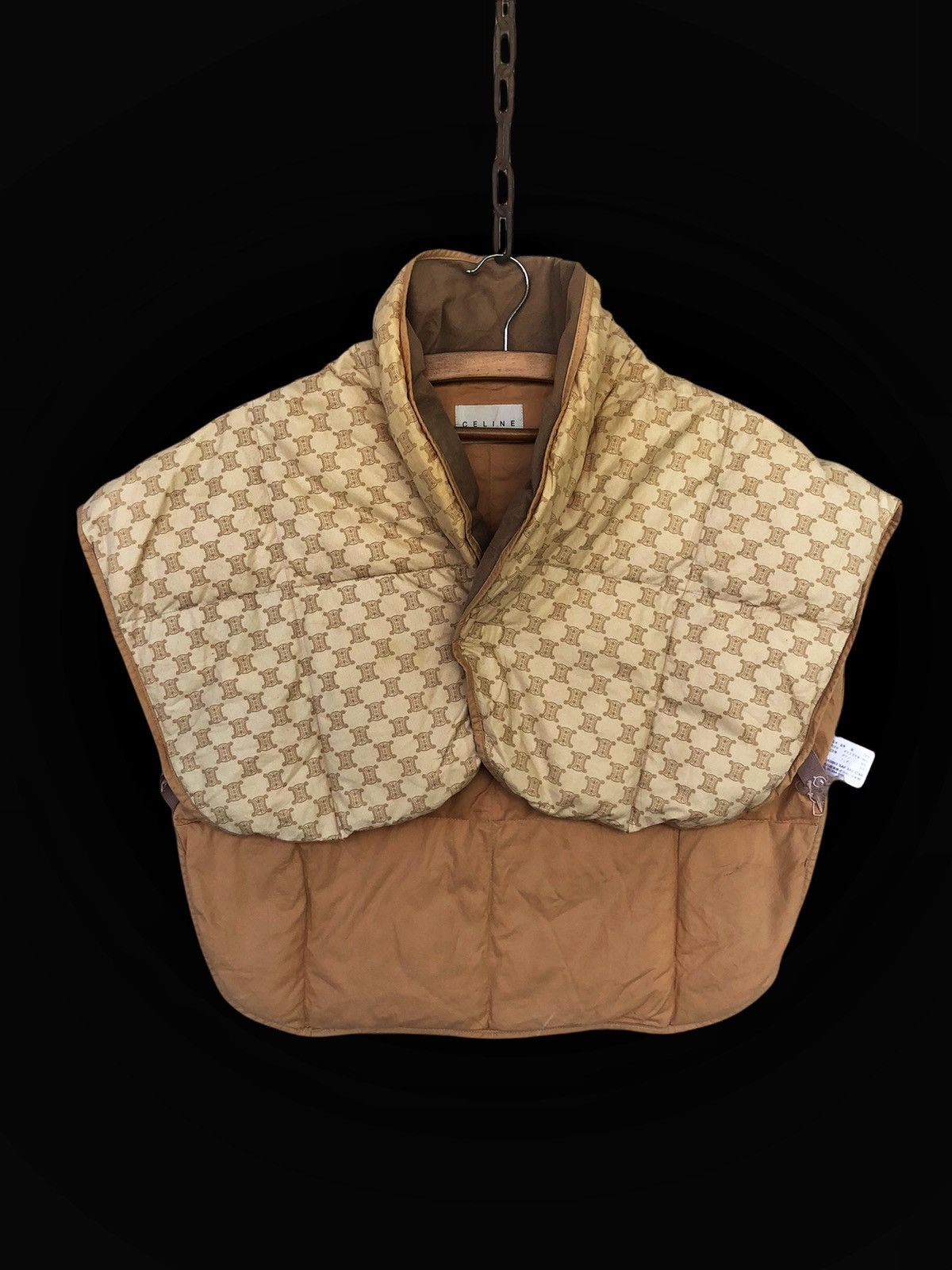 Celine OG 80s Celine Monogram Bomber Triangle Ponchos Size US M / EU 48-50 / 2 - 1 Thumbnail
