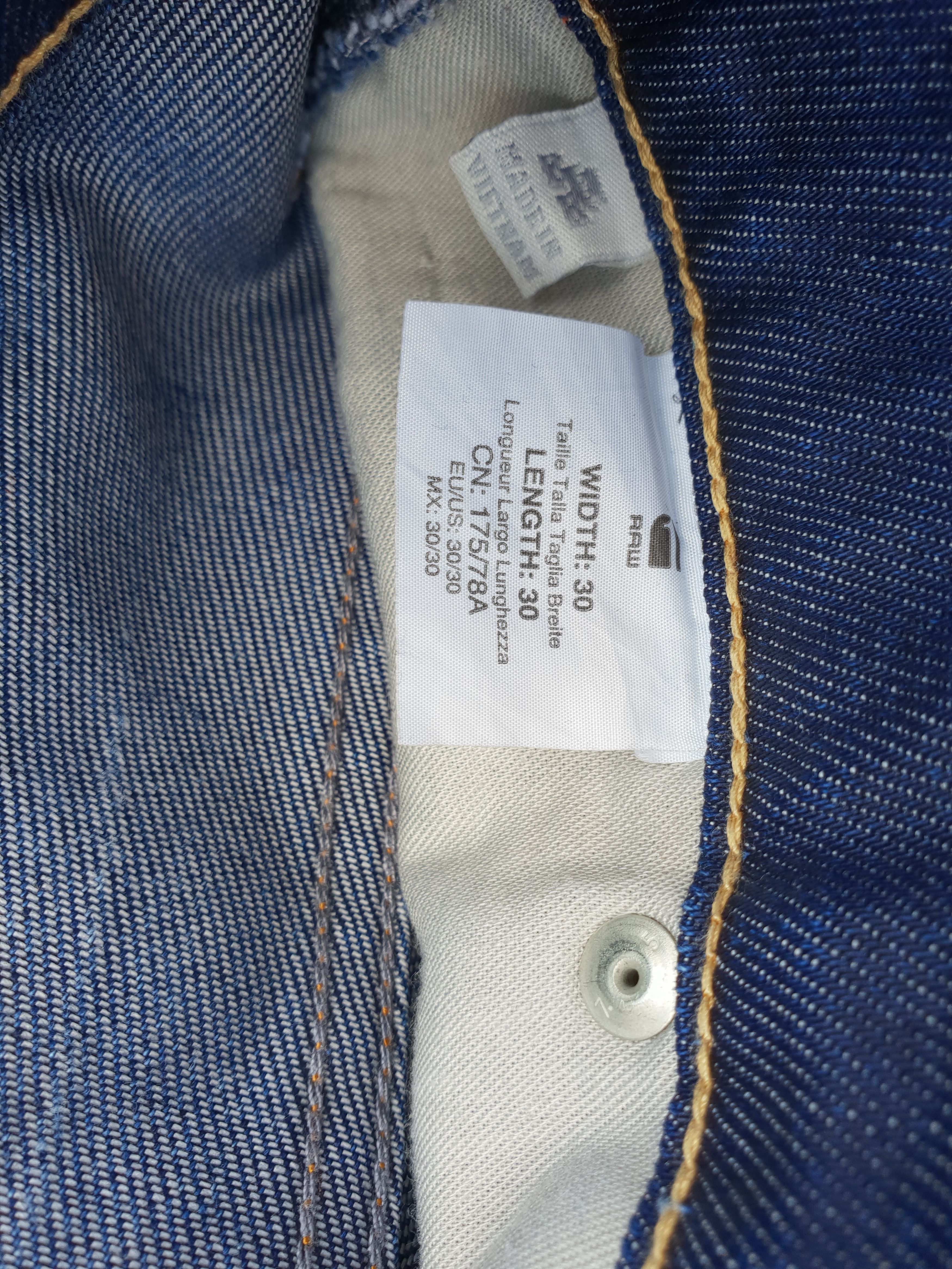 G-Star Gstar Arc 3D Tapered Jeans almost NEW Size US 30 / EU 46 - 4 Thumbnail