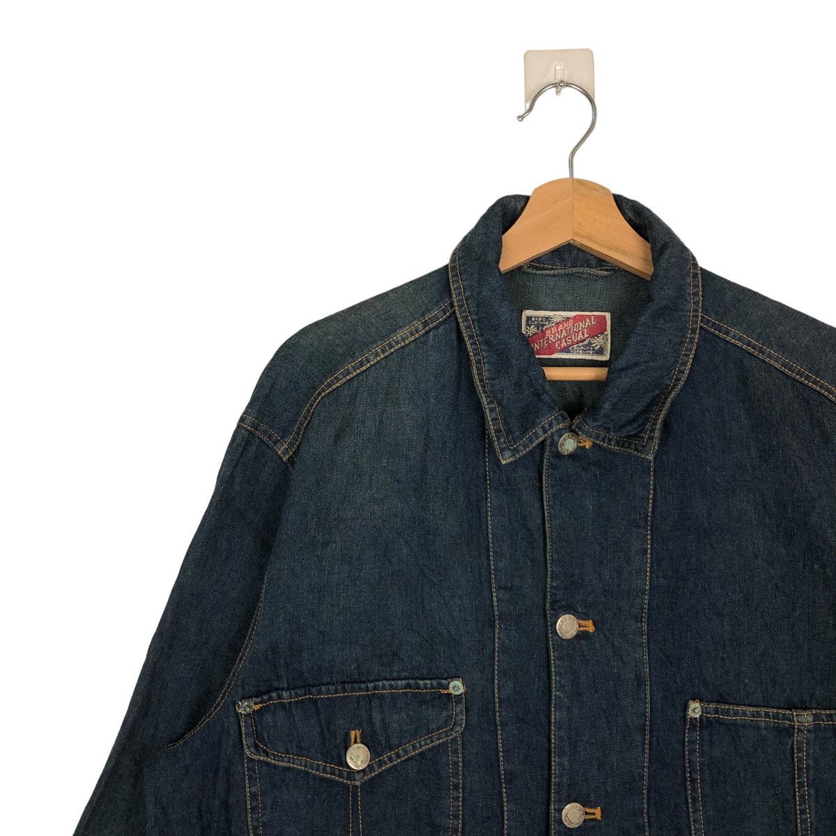 Japanese Brand VINTAGE CHORE WORK JACKET INTERNATIONAL CASUAL ISSEY MIYAKE Size US M / EU 48-50 / 2 - 6 Thumbnail