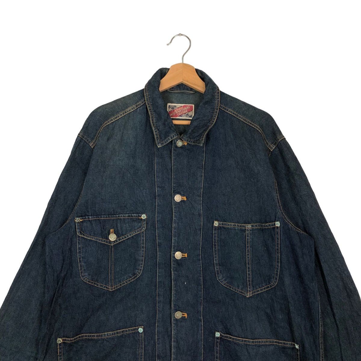 Japanese Brand VINTAGE CHORE WORK JACKET INTERNATIONAL CASUAL ISSEY MIYAKE Size US M / EU 48-50 / 2 - 2 Thumbnail