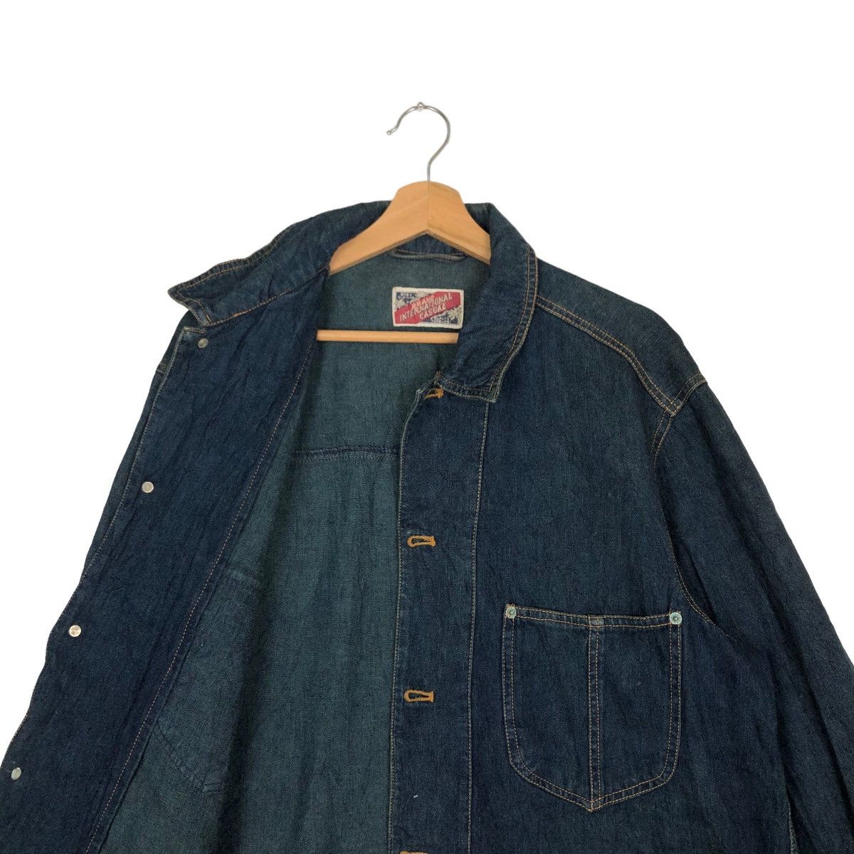 Japanese Brand VINTAGE CHORE WORK JACKET INTERNATIONAL CASUAL ISSEY MIYAKE Size US M / EU 48-50 / 2 - 9 Thumbnail