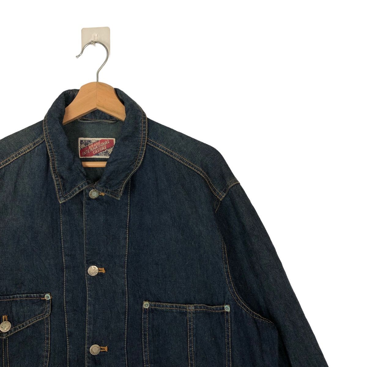 Japanese Brand VINTAGE CHORE WORK JACKET INTERNATIONAL CASUAL ISSEY MIYAKE Size US M / EU 48-50 / 2 - 5 Thumbnail