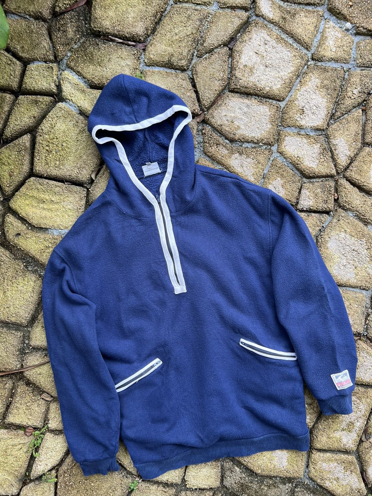 Quiksilver 🔥Vintage Quiksilver Japan Half Zipper Hoodies Size US L / EU 52-54 / 3 - 1 Thumbnail