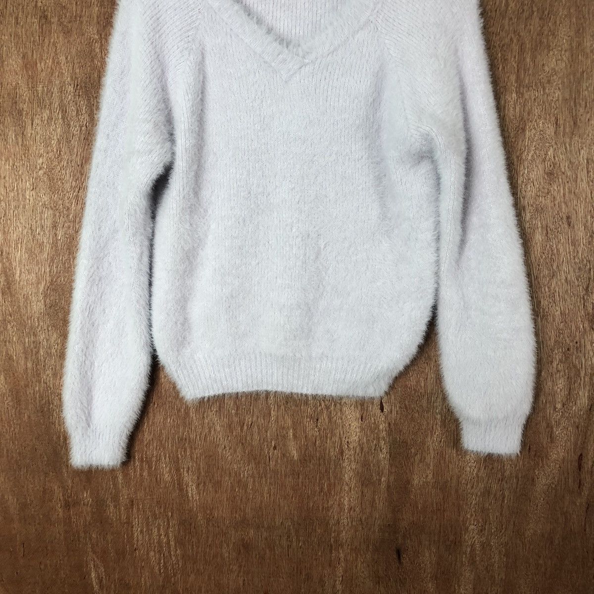Homespun Knitwear Walla Menda crop top Shag Shaggy Fur Mohair Knitwear #6581 Size S / US 4 / IT 40 - 7 Thumbnail
