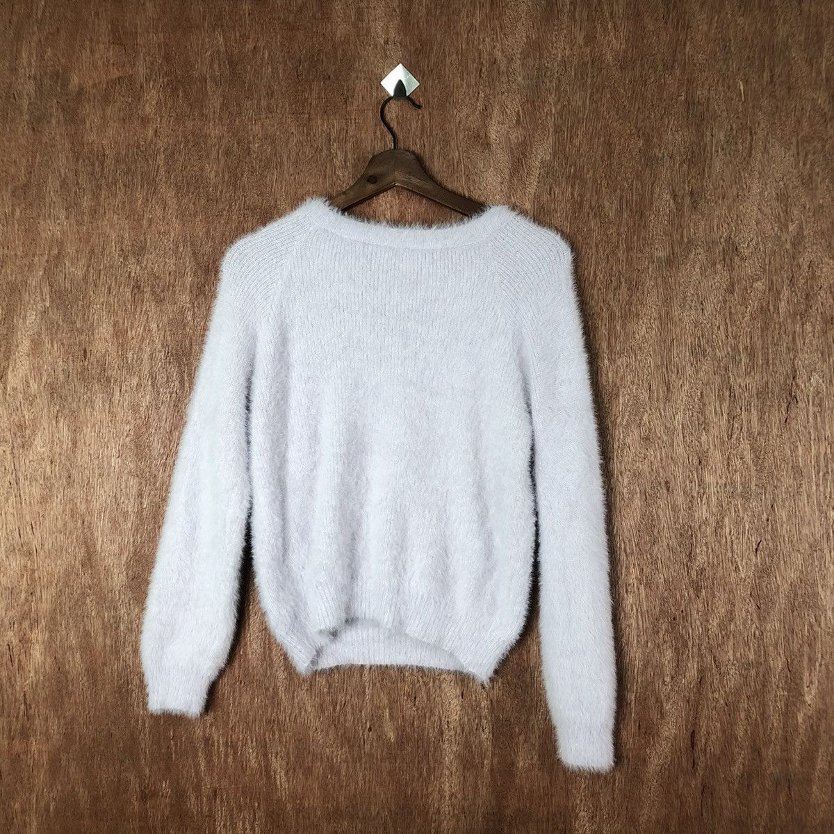 Homespun Knitwear Walla Menda crop top Shag Shaggy Fur Mohair Knitwear #6581 Size S / US 4 / IT 40 - 9 Thumbnail