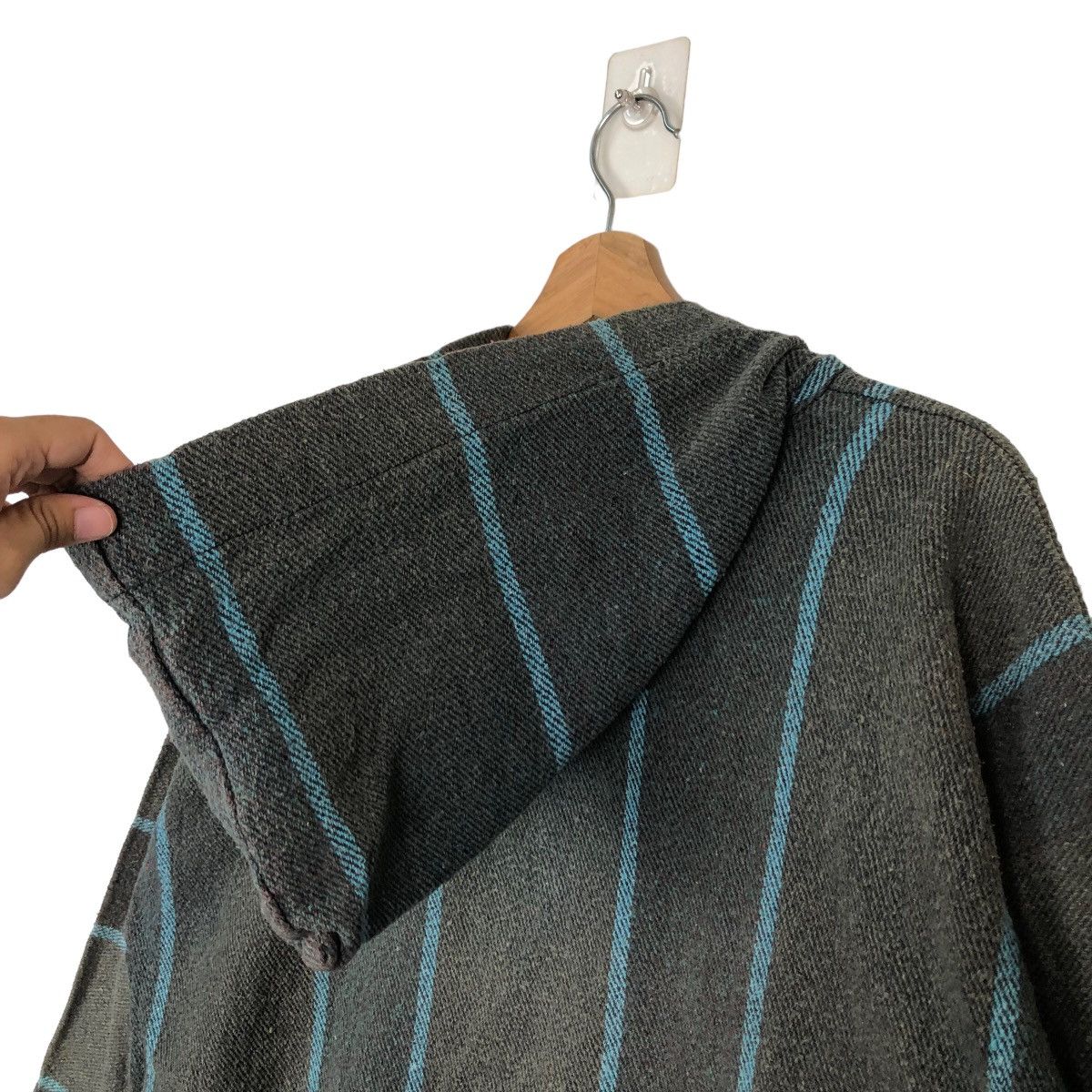 Indigo KAPITAL JAPAN DESIGN STRIPED CHORE JACKET SFOCUS MEXICO Size US XL / EU 56 / 4 - 8 Thumbnail