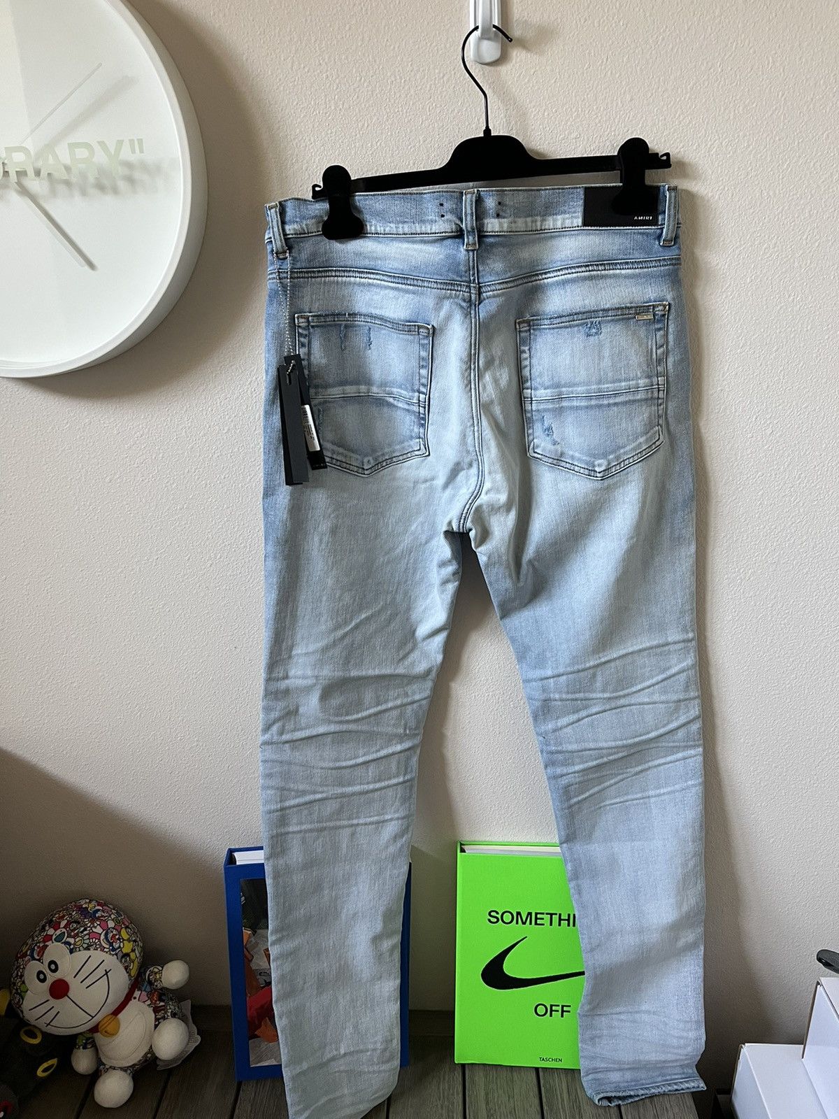 Amiri Amiri Light Indigo MX-1 Green Bandana Jeans Size US 36 / EU 52 - 2 Thumbnail