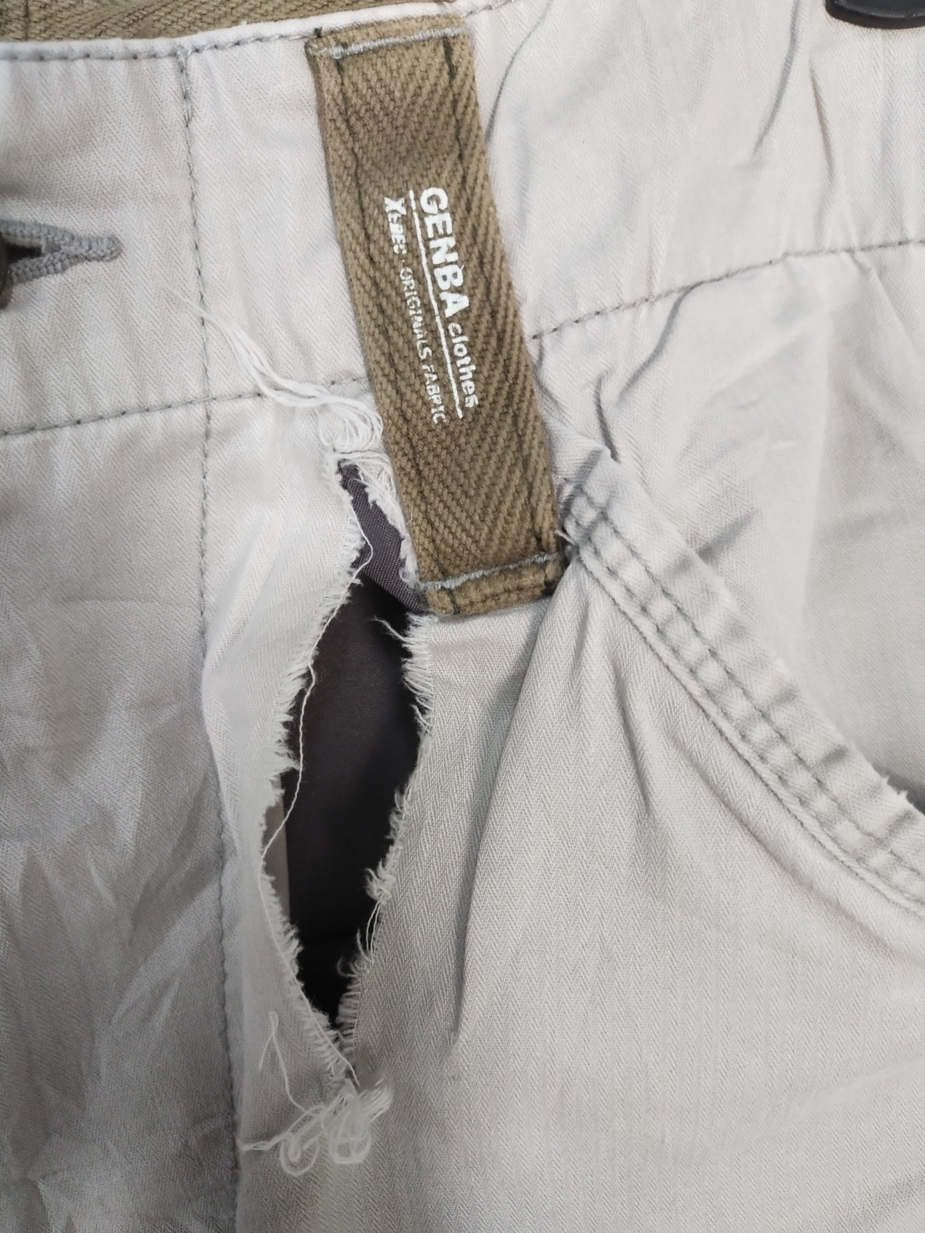 Japanese Brand Genba Clotches light brown cargo pants #S126 Size US 29 - 5 Thumbnail