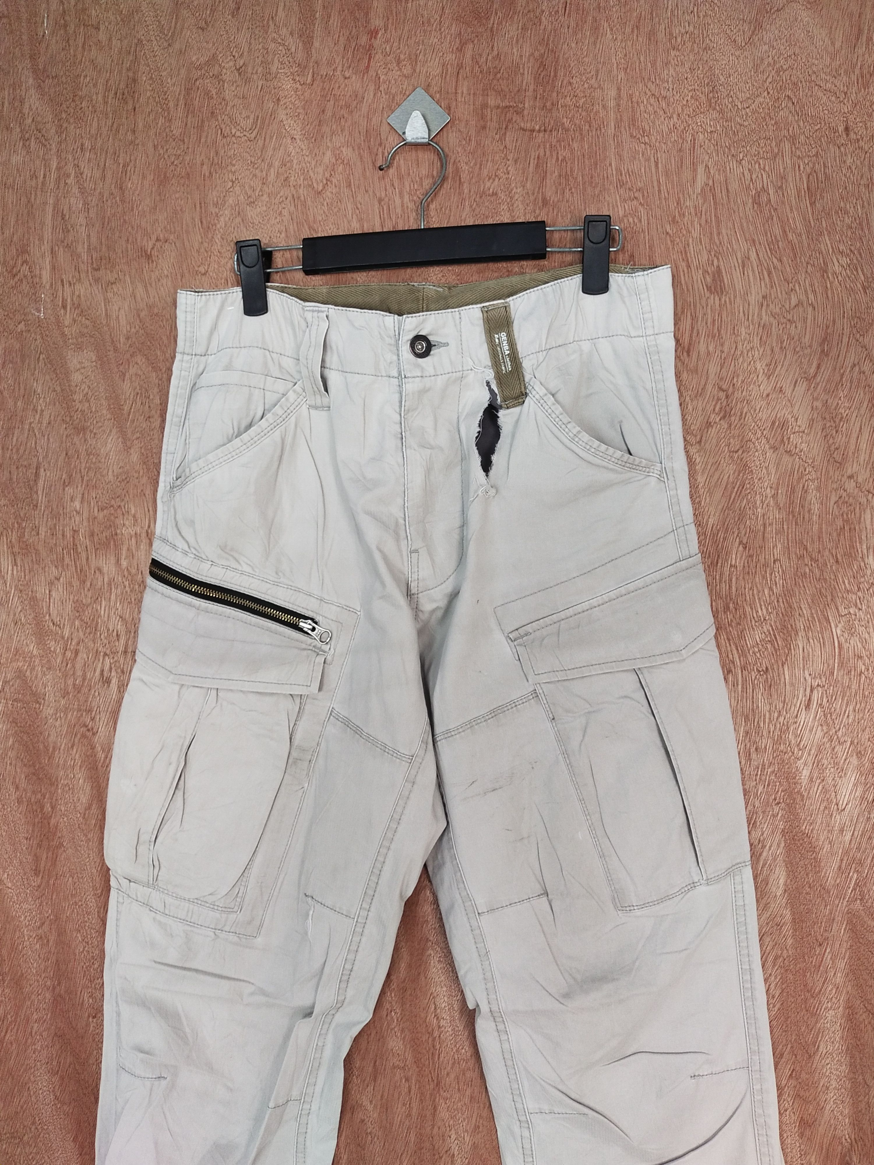 Japanese Brand Genba Clotches light brown cargo pants #S126 Size US 29 - 2 Thumbnail