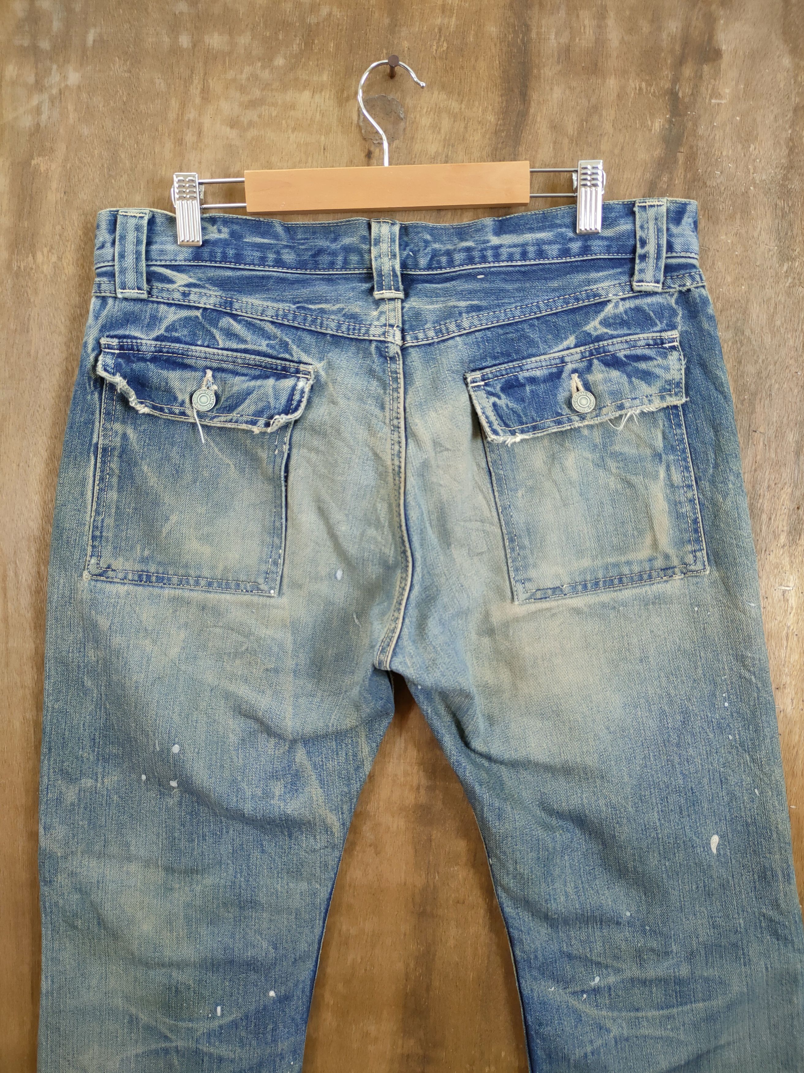 Eternal Eternal Vintage japan distressed denim jeans pants #46-964DL Size US 34 / EU 50 - 11 Thumbnail