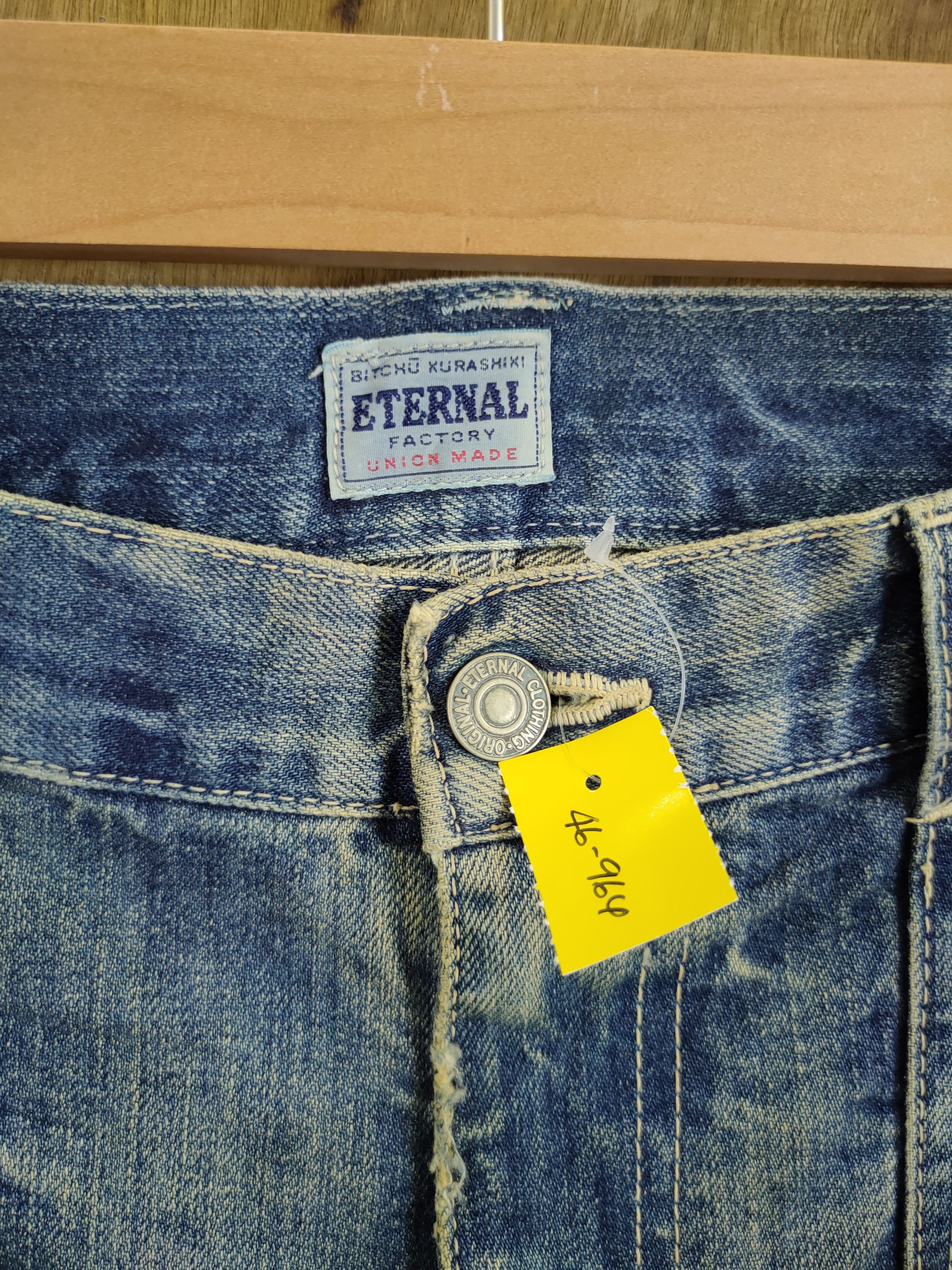 Eternal Eternal Vintage japan distressed denim jeans pants #46-964DL Size US 34 / EU 50 - 5 Thumbnail